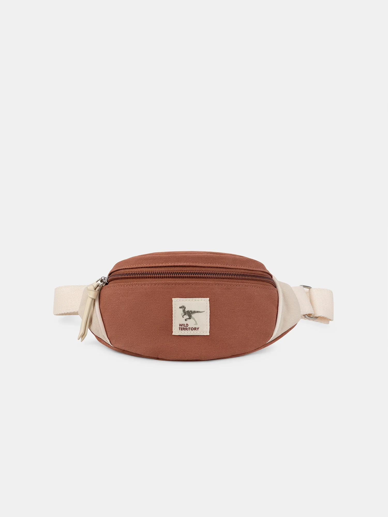 Sac banane marron et beige Garçon