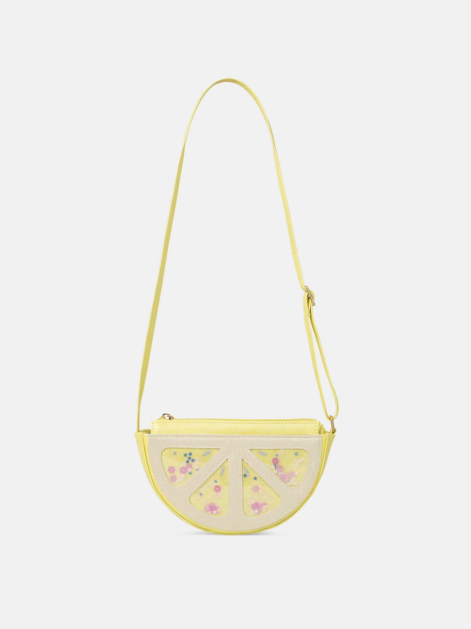 Sac citron à sequins - Image 2
