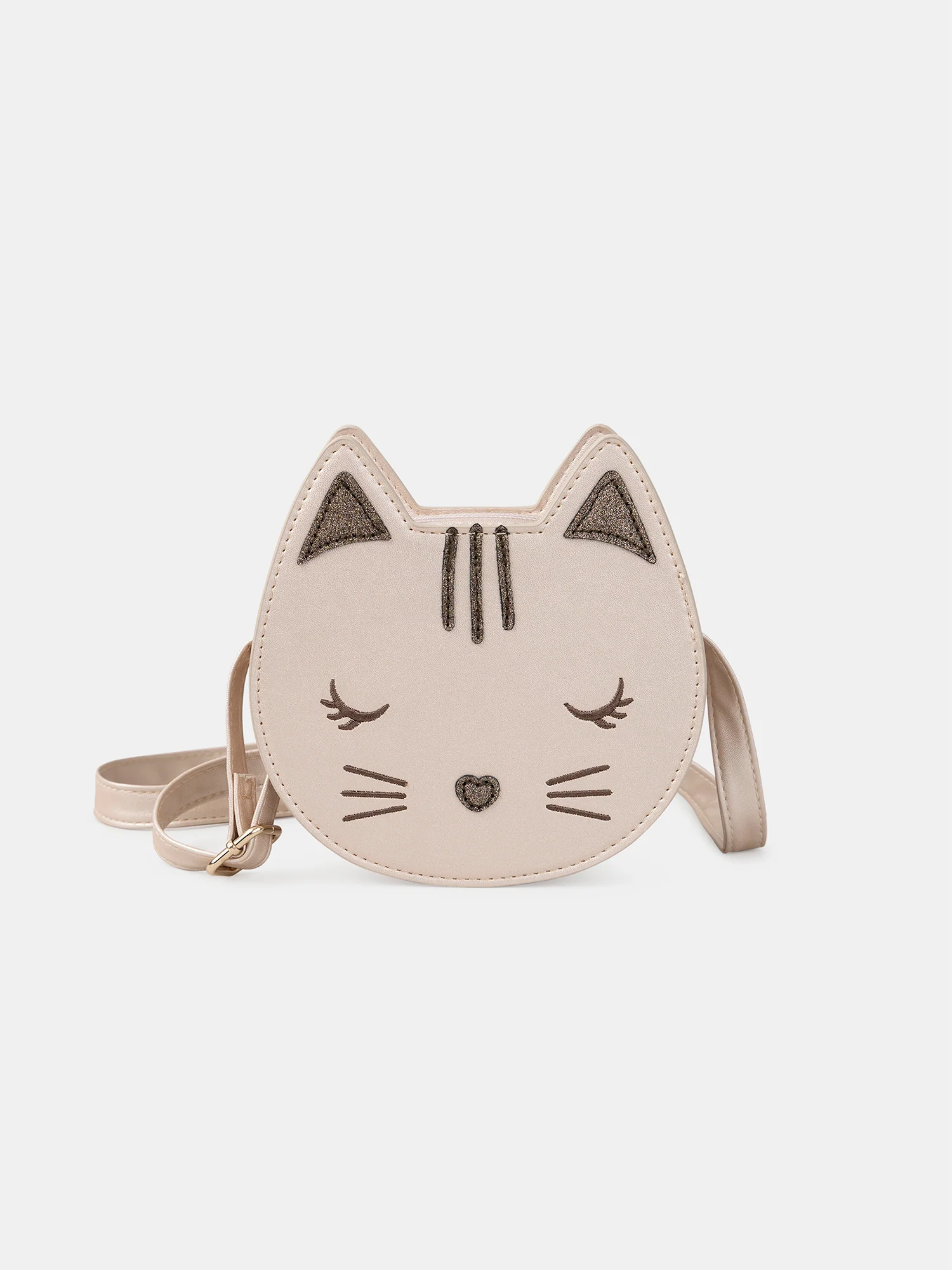 Sac tête de chat rose à bandoulière Fille