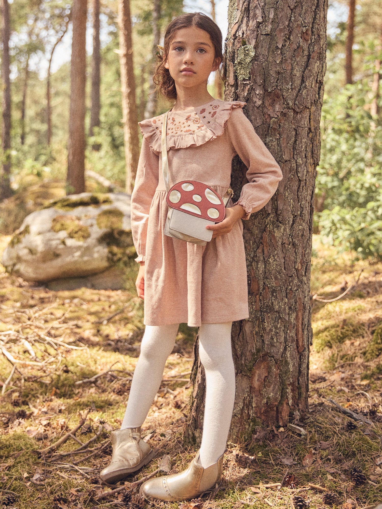 Sac champignon tricolore à bandoulière Fille - Image 3