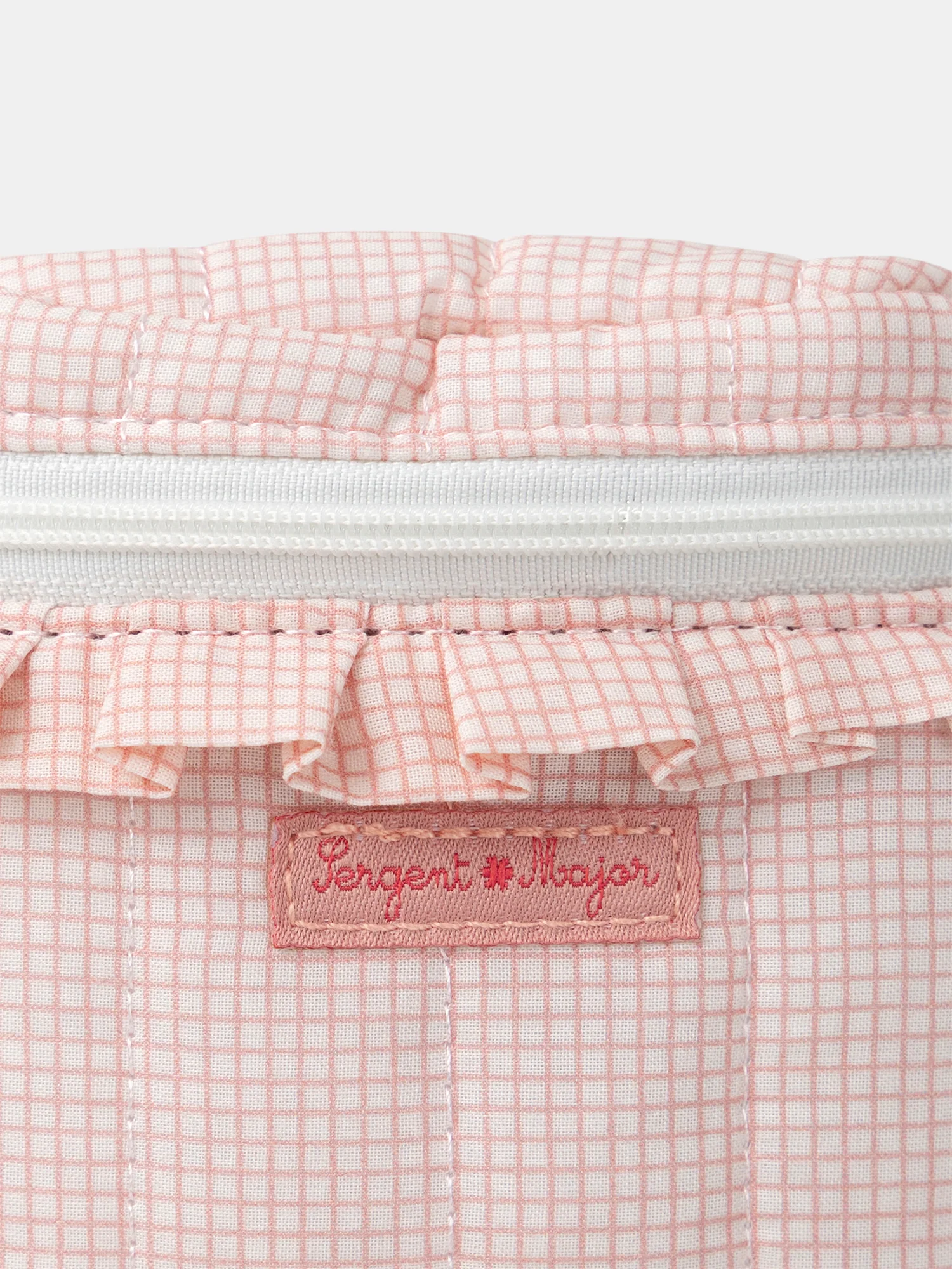 Sac banane à carreaux rose Fille - Image 4