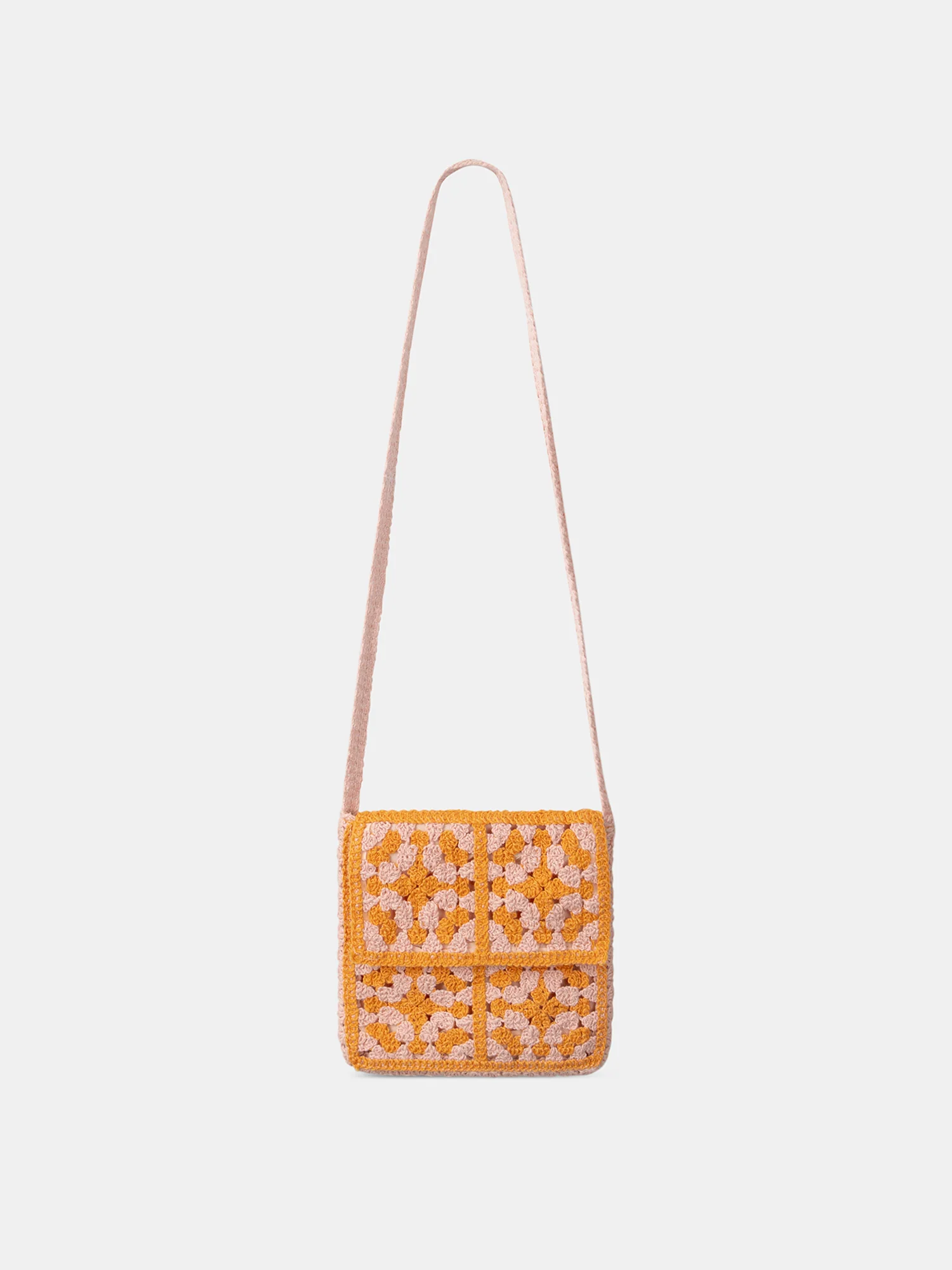 Sac orange en crochet