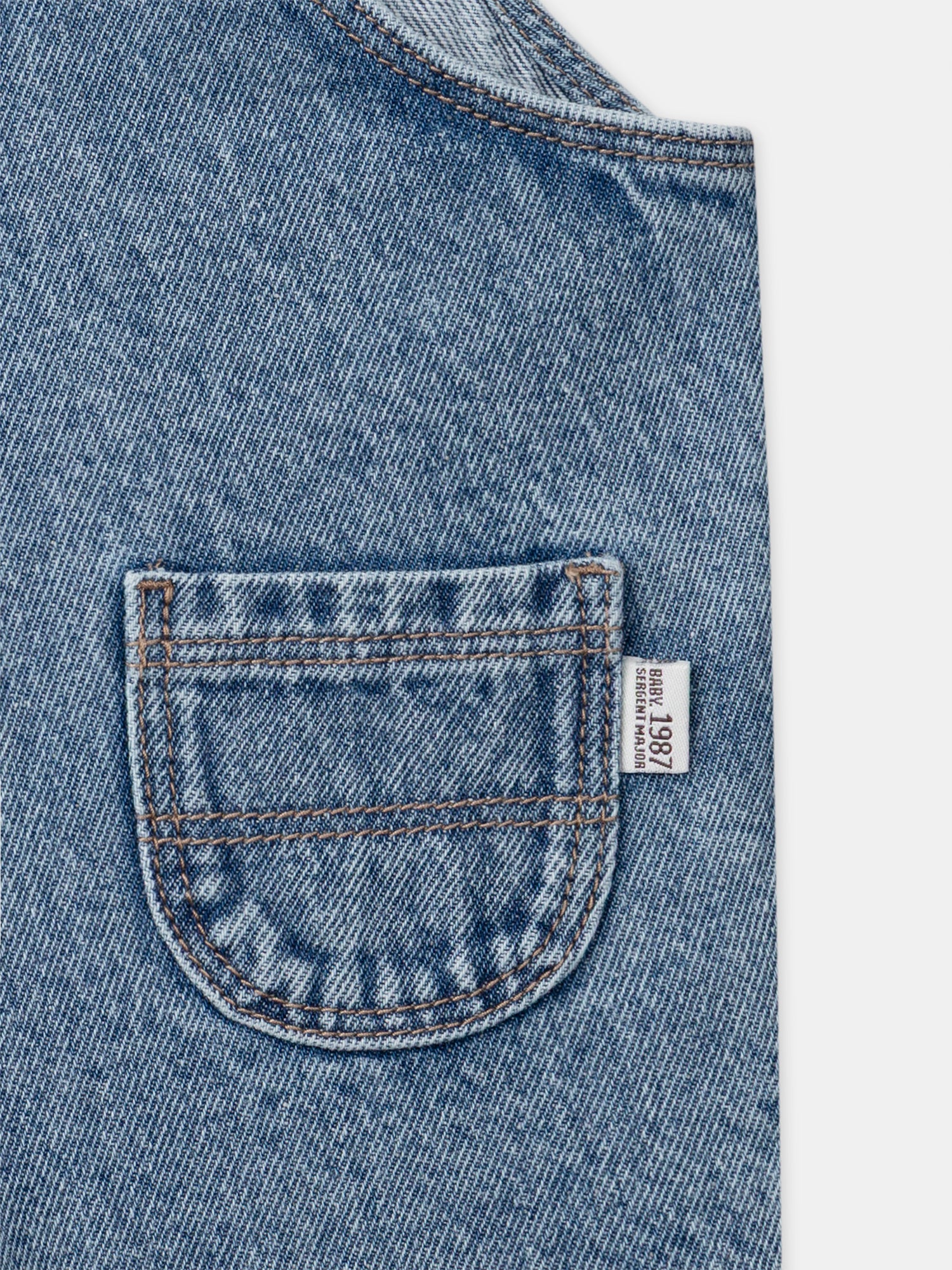 Salopette denim Bébé Mixte - Image 7