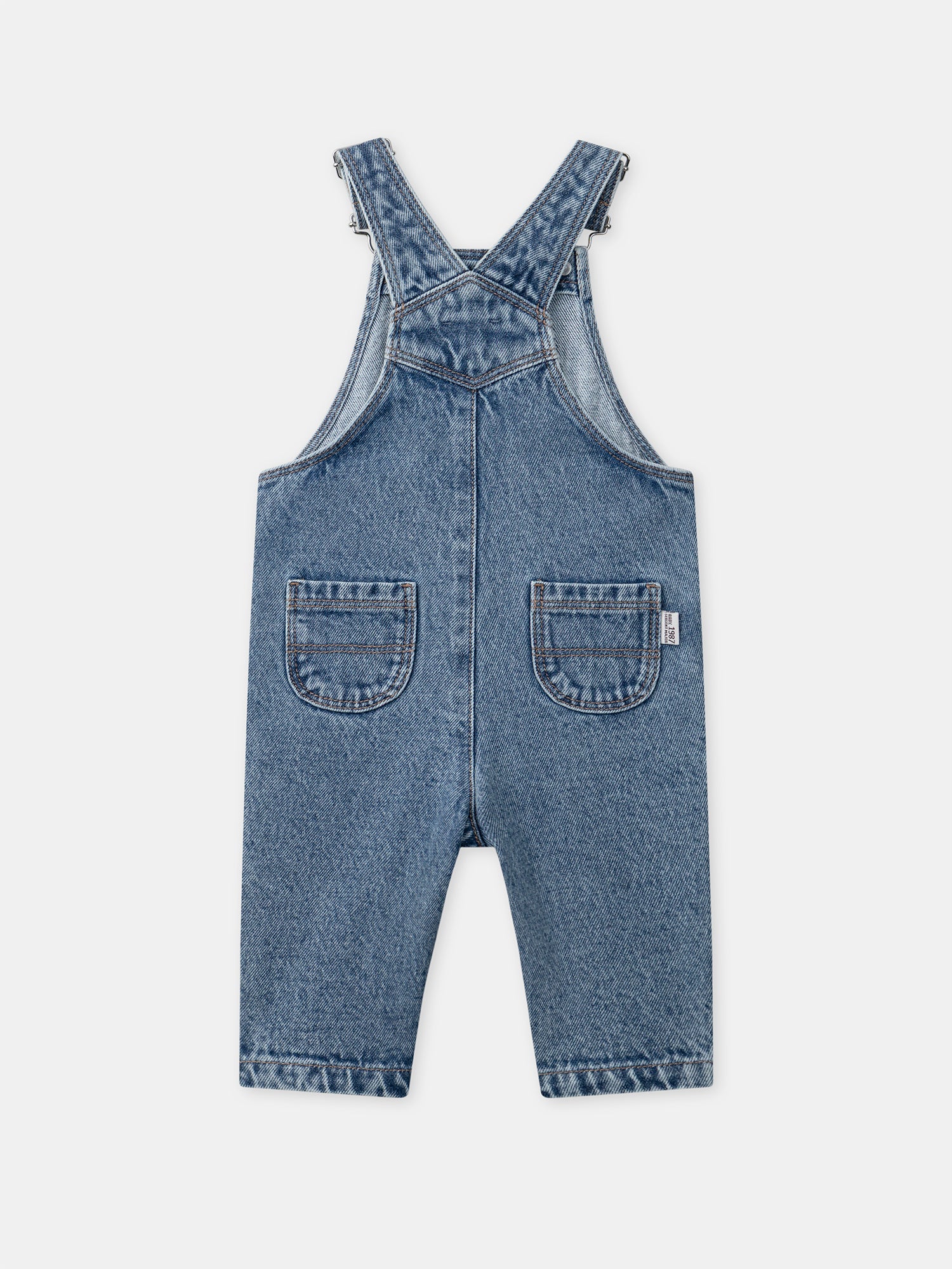 Salopette denim Bébé Mixte - Image 8