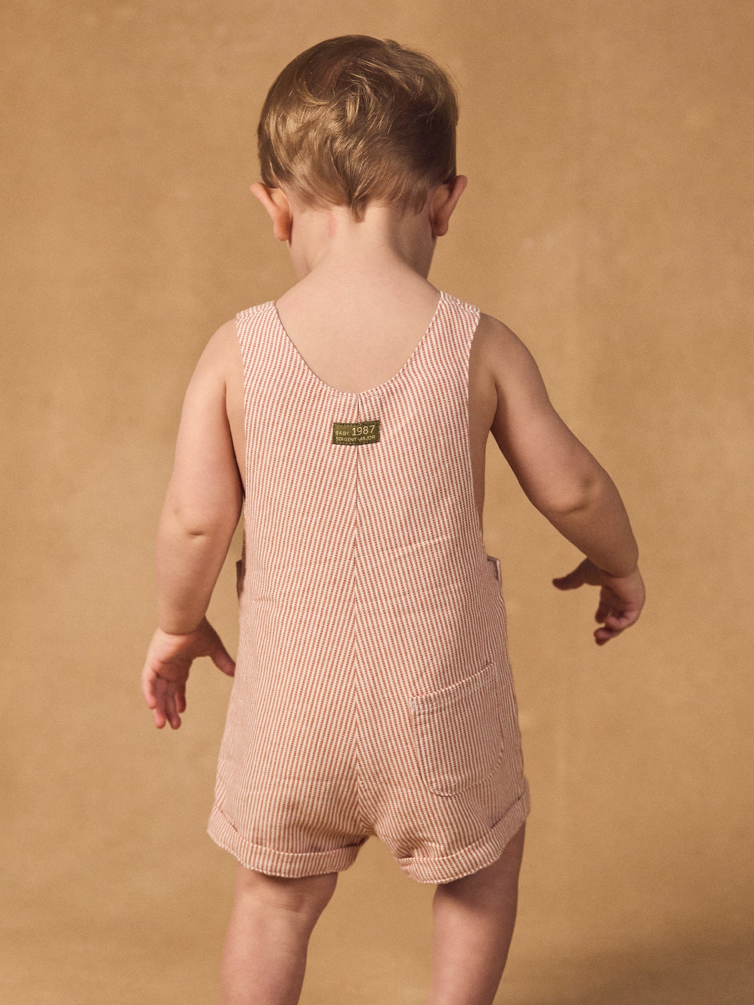 Salopette courte à rayures Bébé Garçon - Image 4