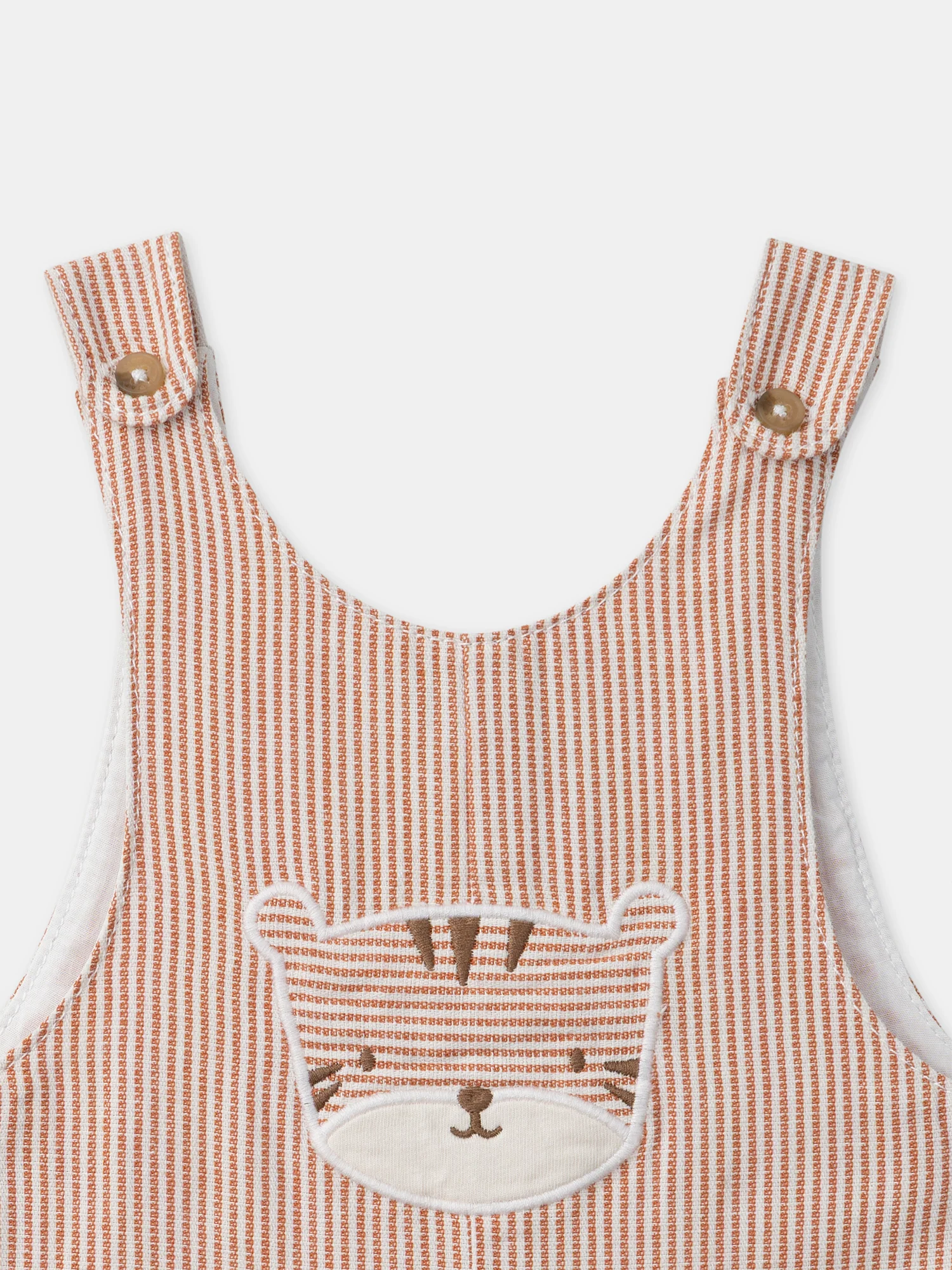 Salopette courte à rayures Bébé Garçon - Image 6