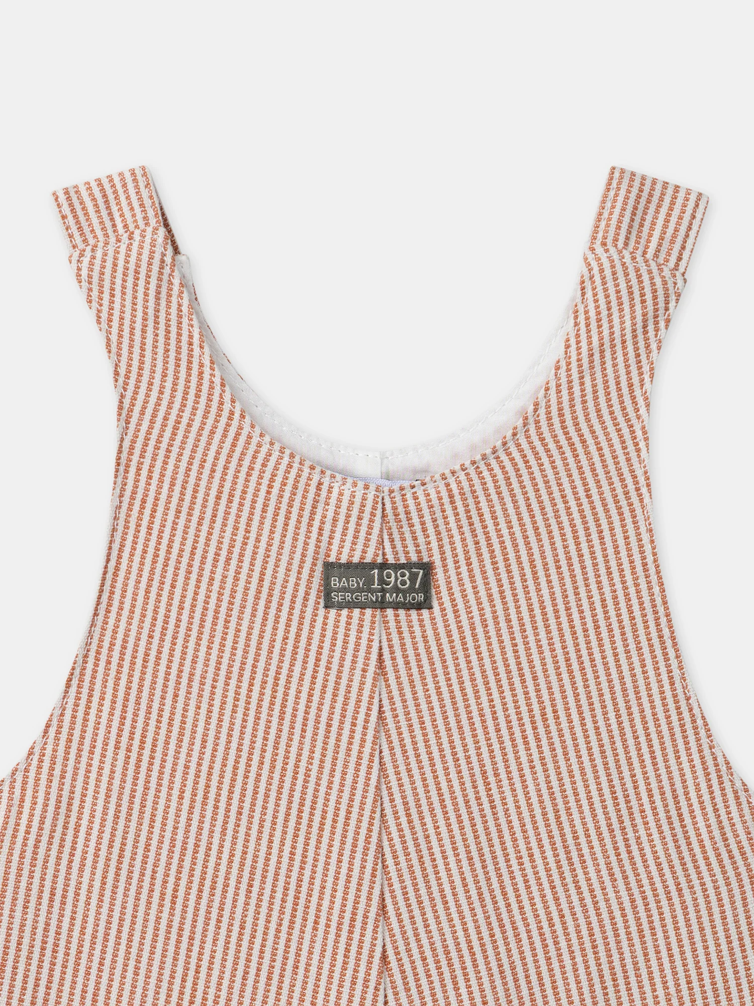 Salopette courte à rayures Bébé Garçon - Image 8