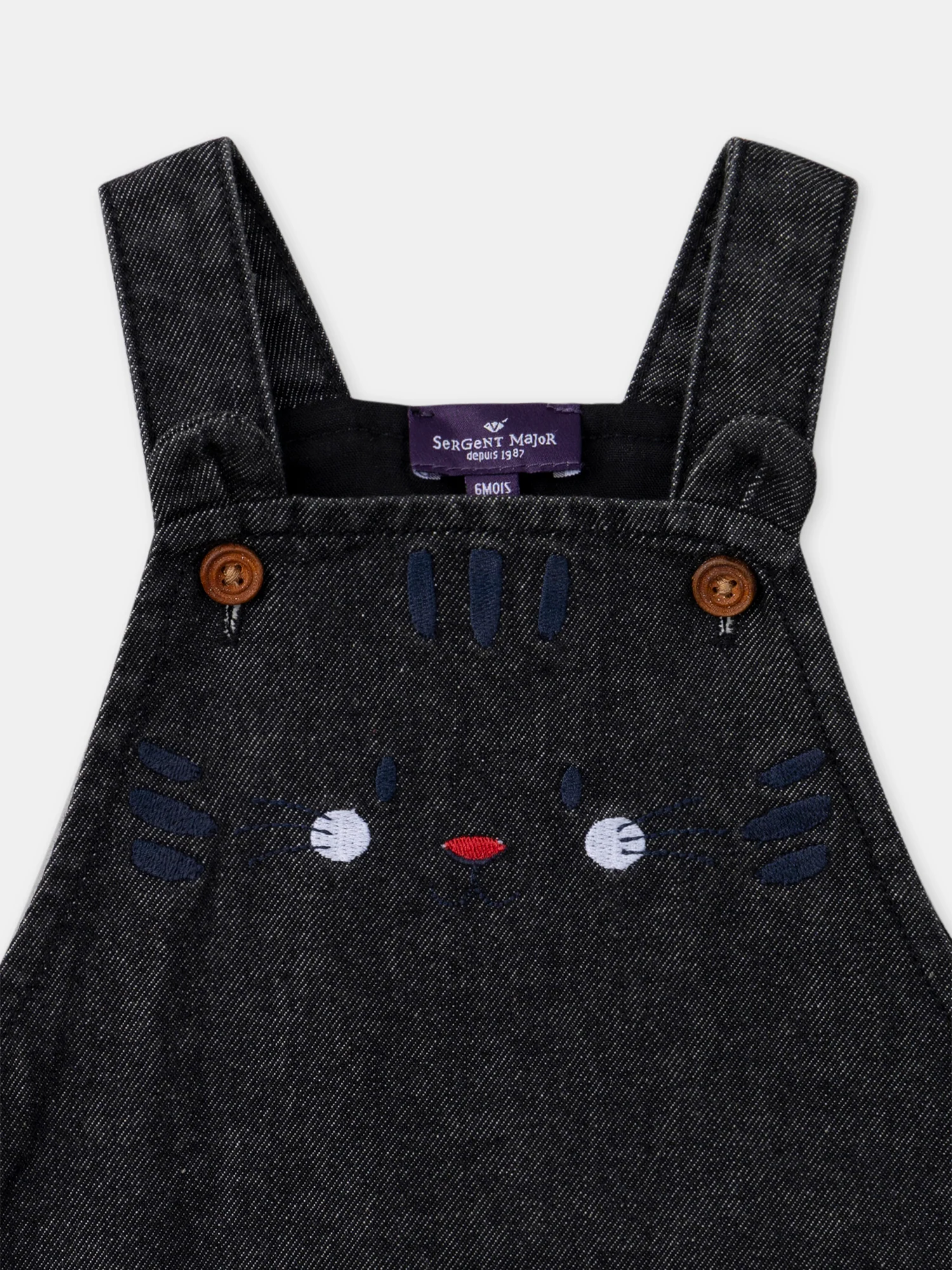 Salopette courte avec visage chat - Image 2