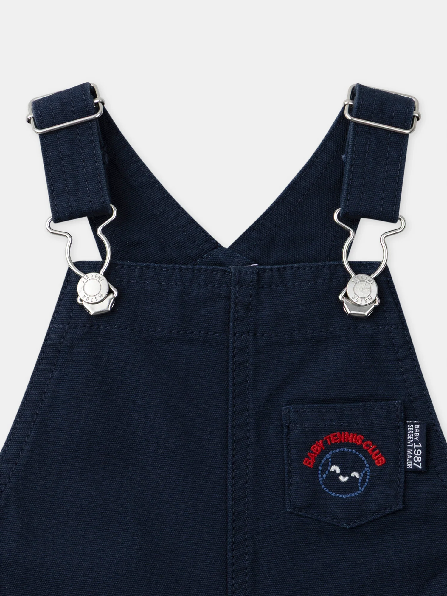 Salopette courte bleue marine Bébé Garçon - Image 6