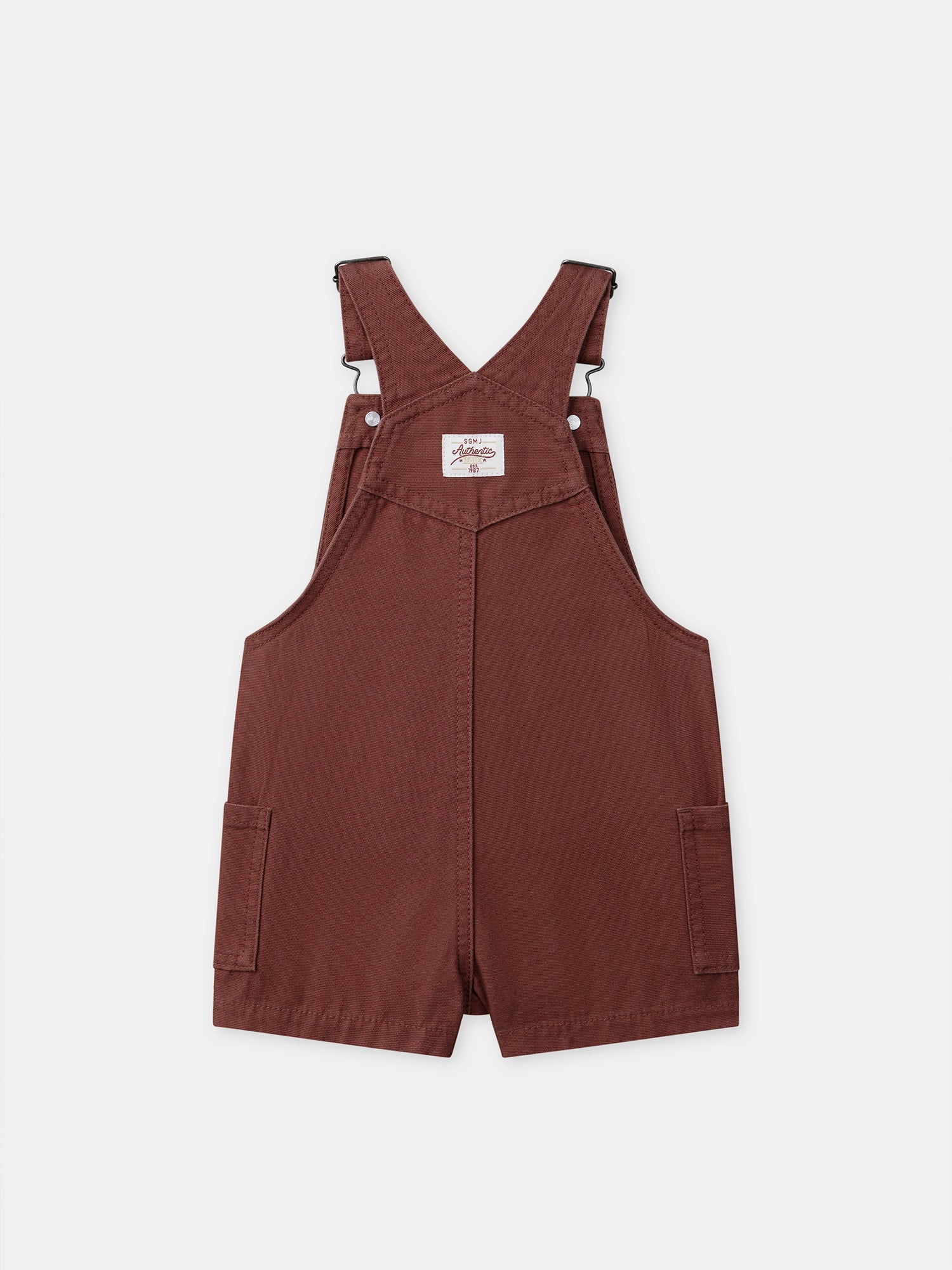 Salopette courte marron Bébé Garçon - Image 10