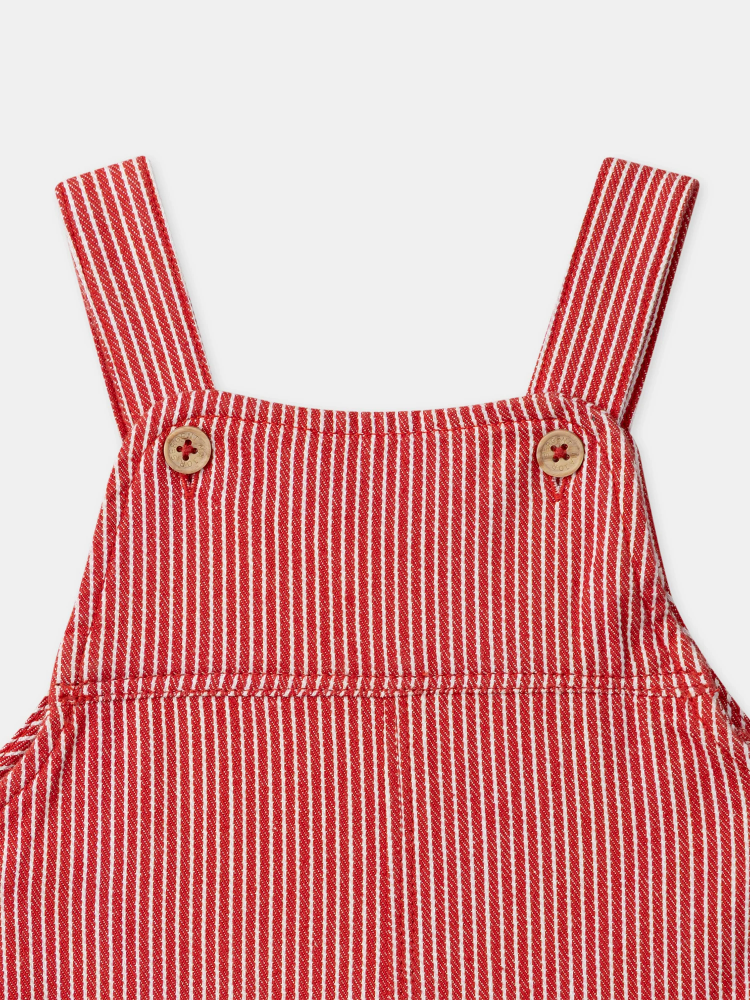 Salopette à rayures rouges Bébé Garçon - Image 3