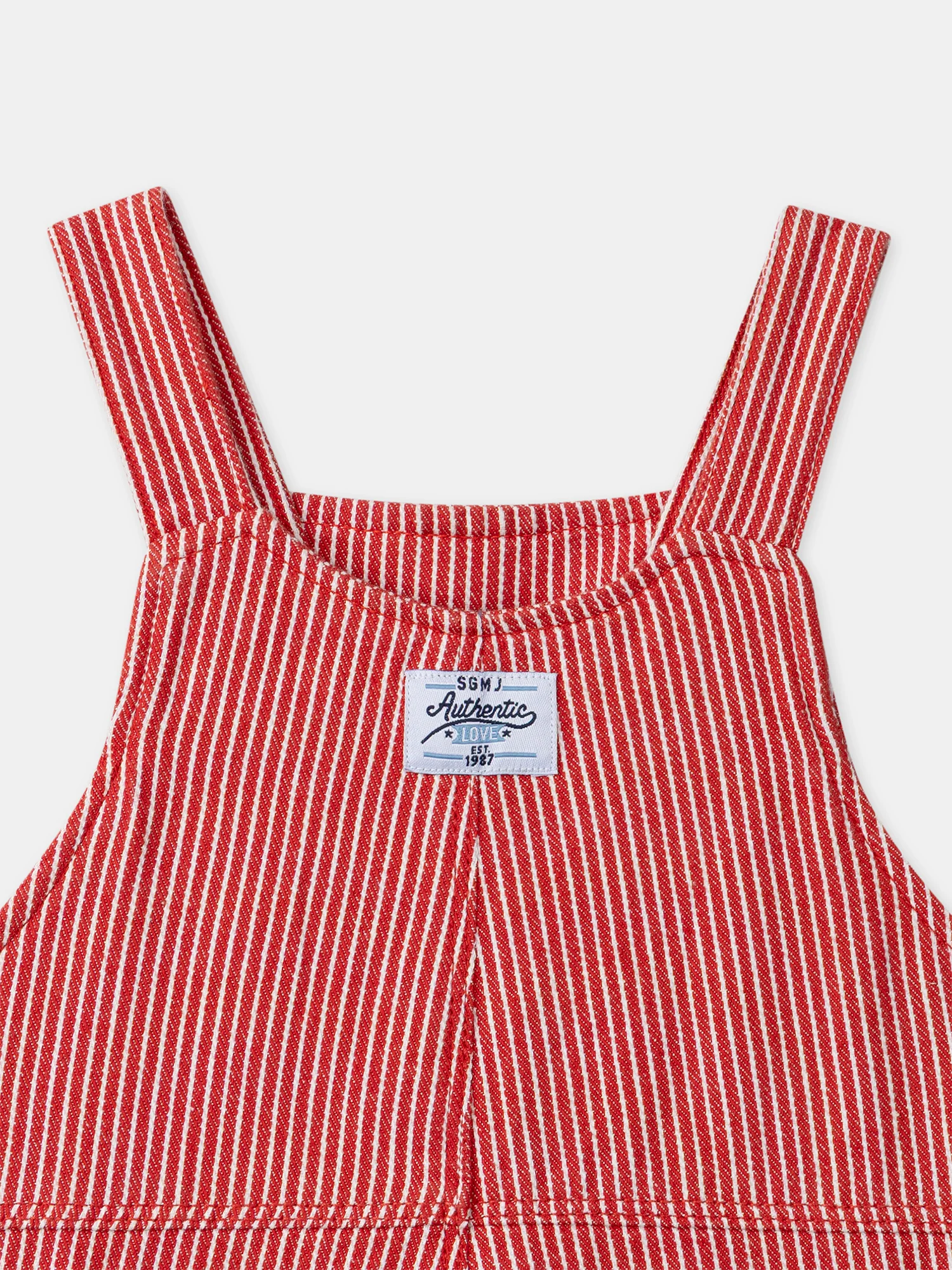 Salopette à rayures rouges Bébé Garçon - Image 6
