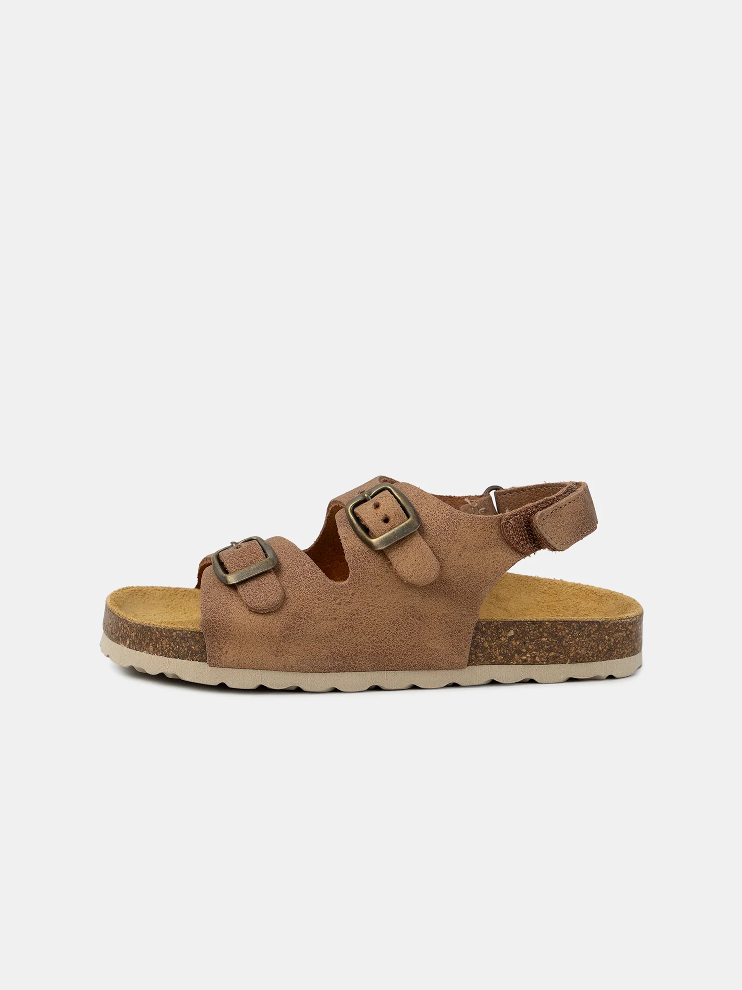 Sandales marron en cuir Garçon - Image 3