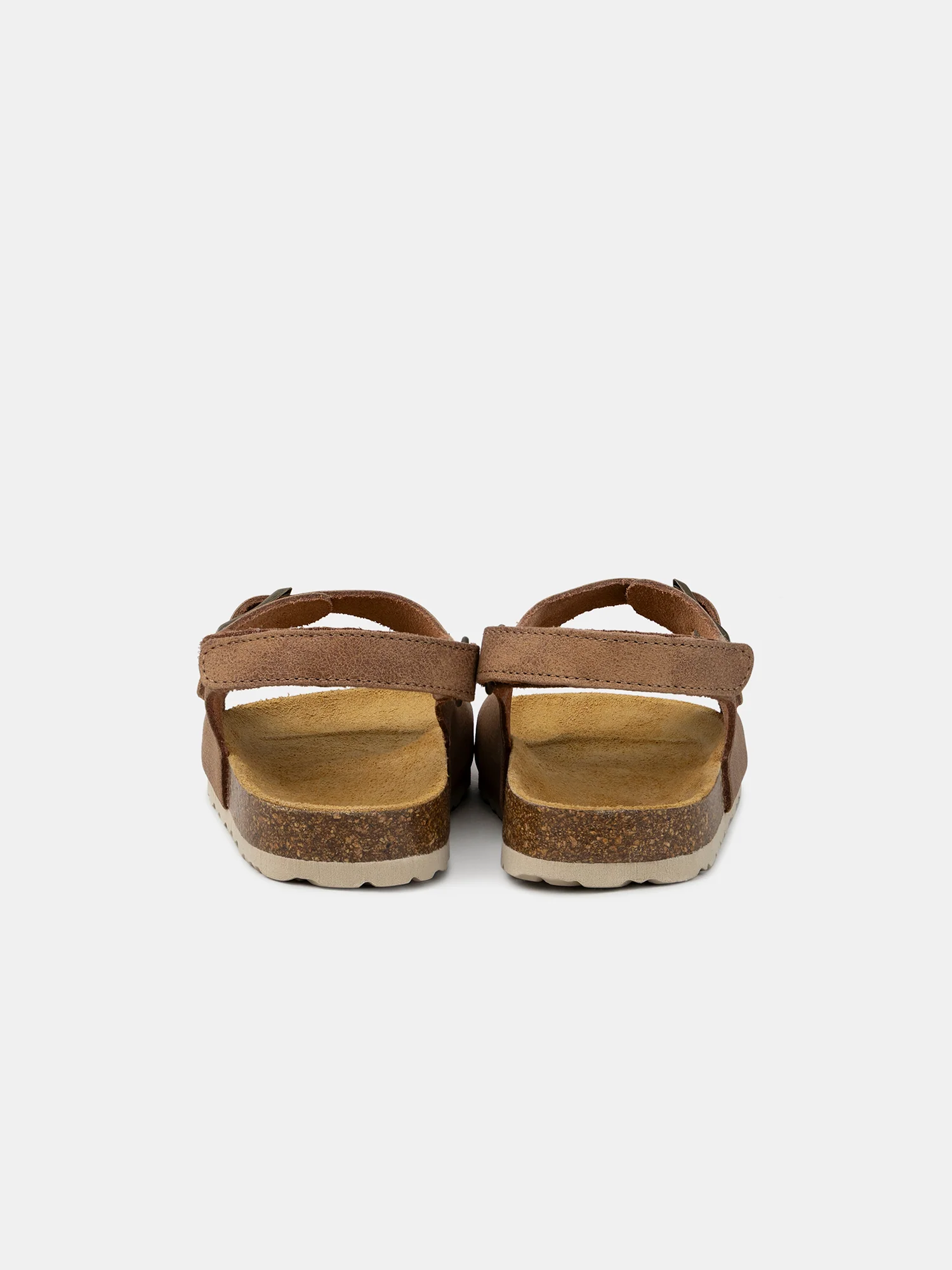 Sandales marron en cuir Garçon - Image 5