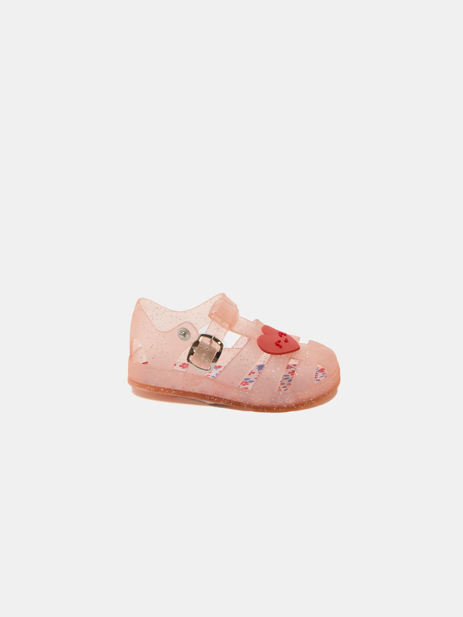 Sandales rose paillettées Bébé Fille - Image 3