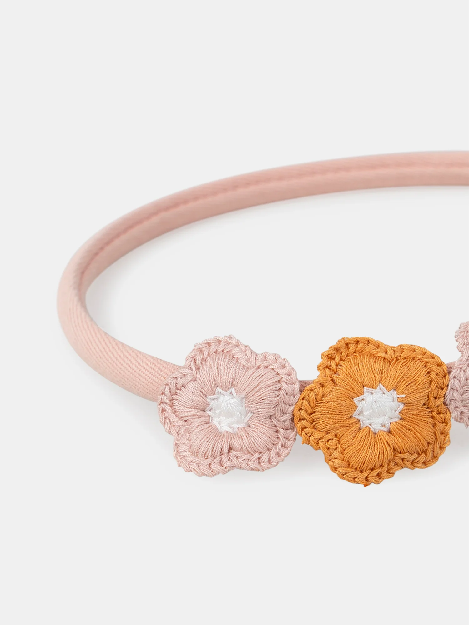 Serre-tête fleurs en crochet - Image 5