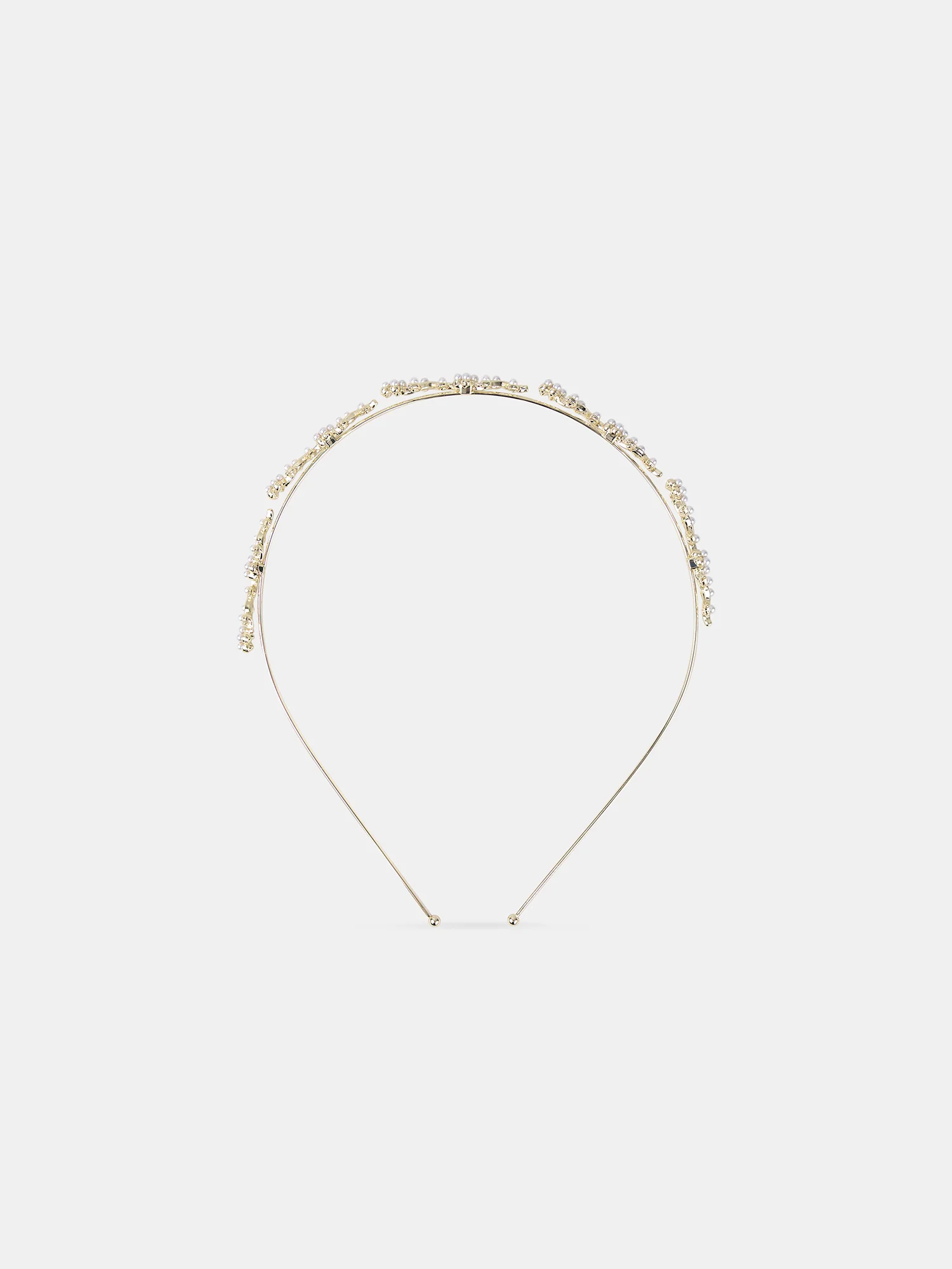 Serre-tête métal fleurs Fille