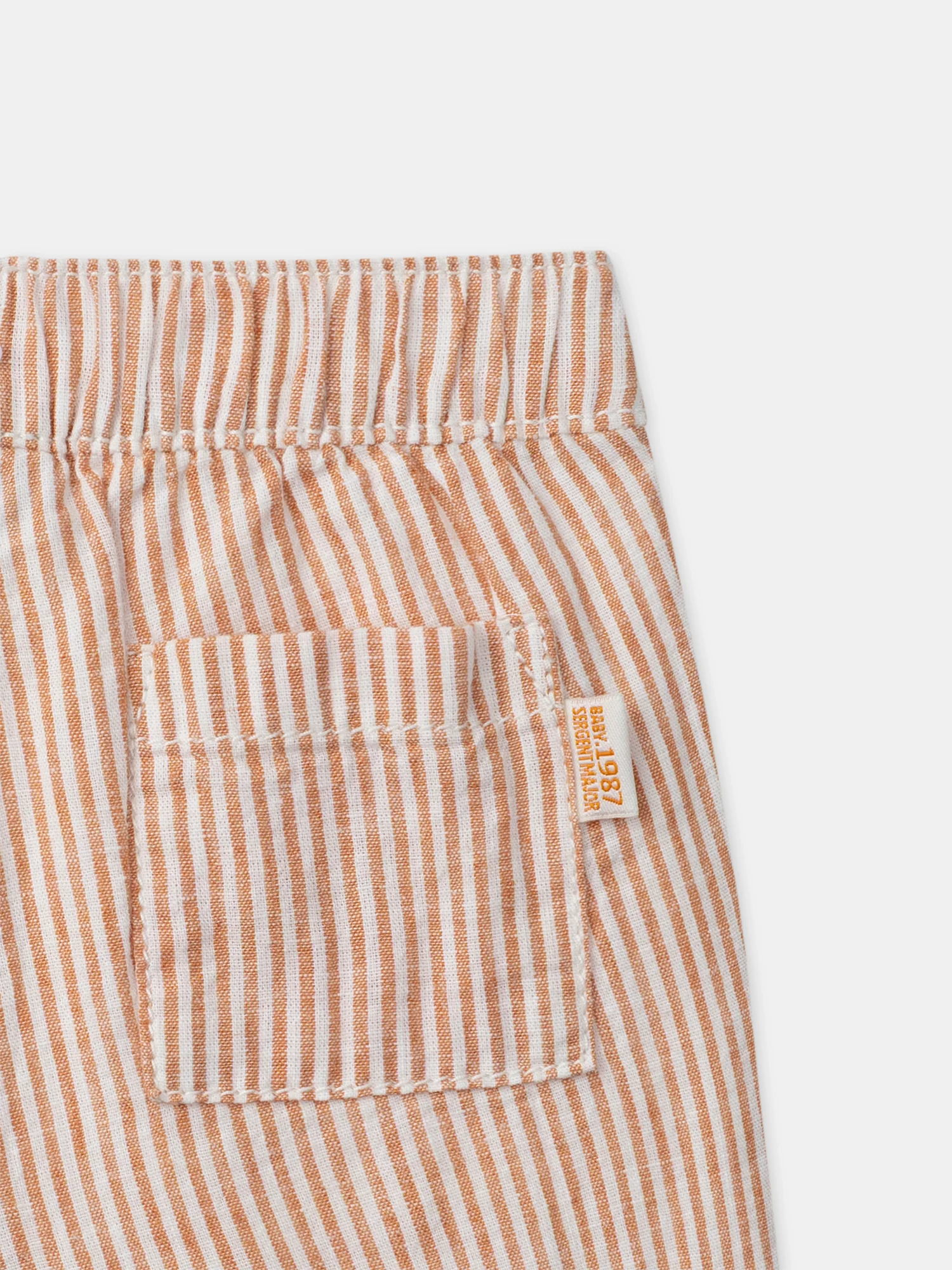 Short à rayures oranges Bébé Garçon - Image 6