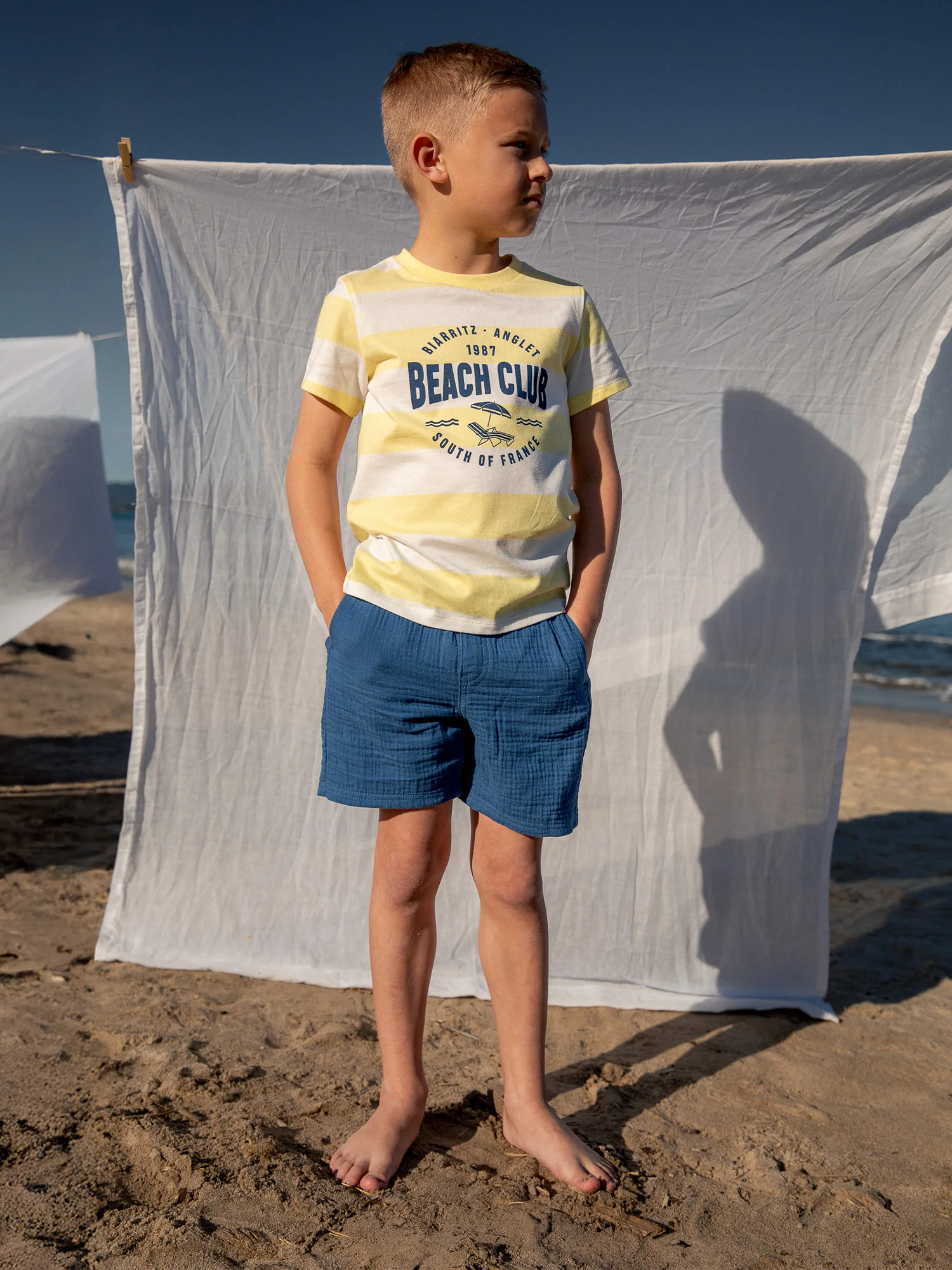Short bleu Garçon - Image 4