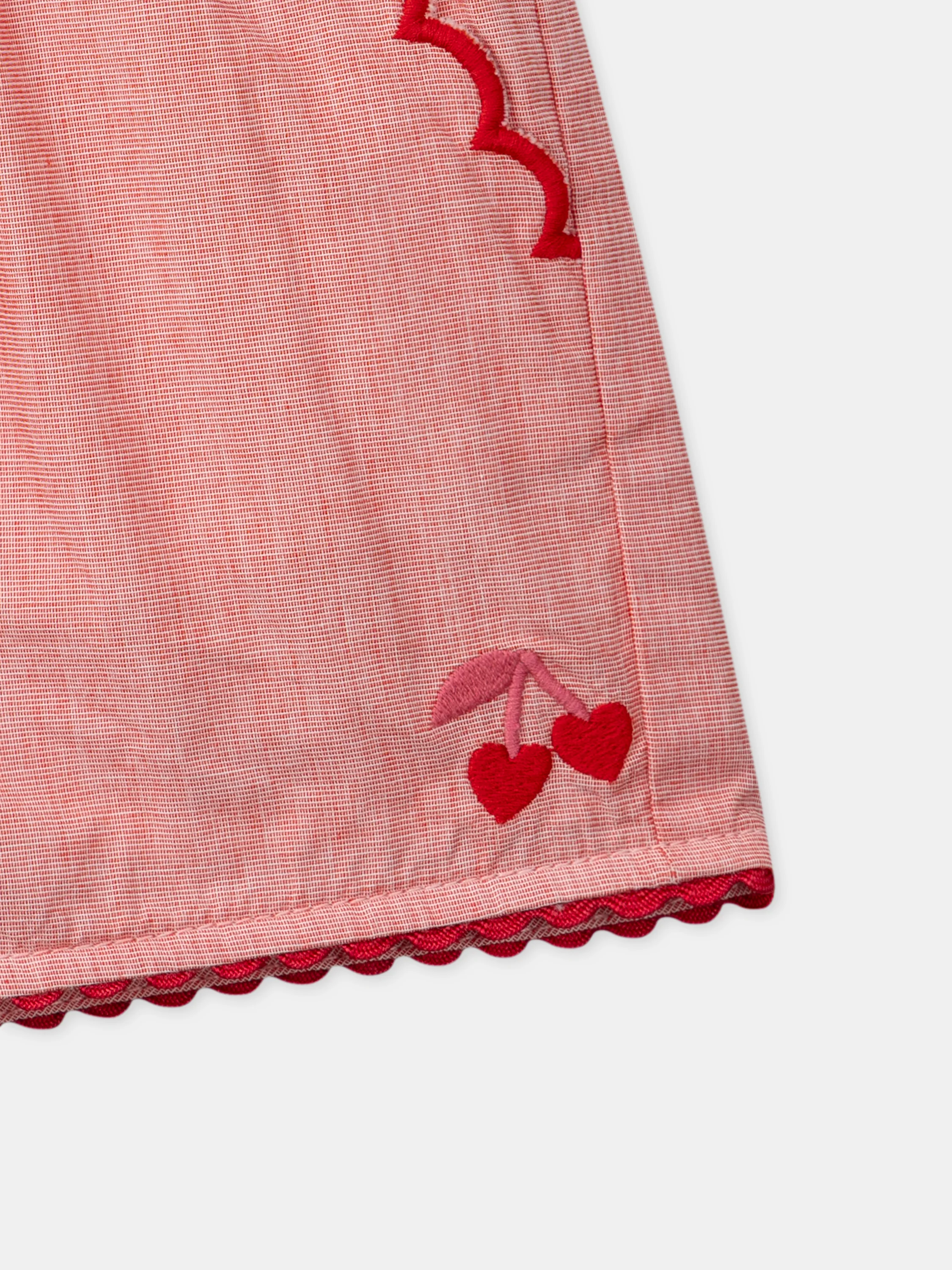 Short chambray rouge - Image 4