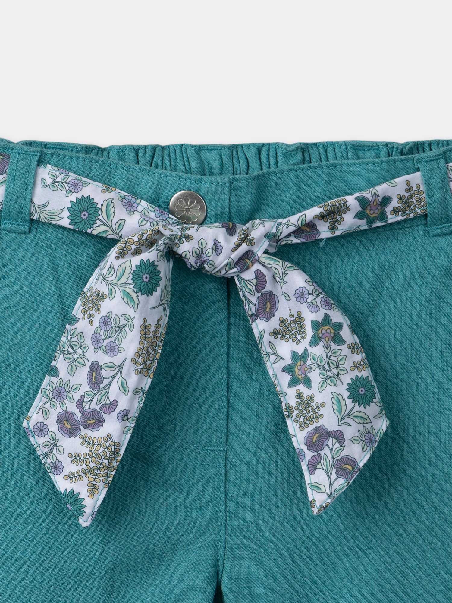 Short coton lin ceinture - Image 5