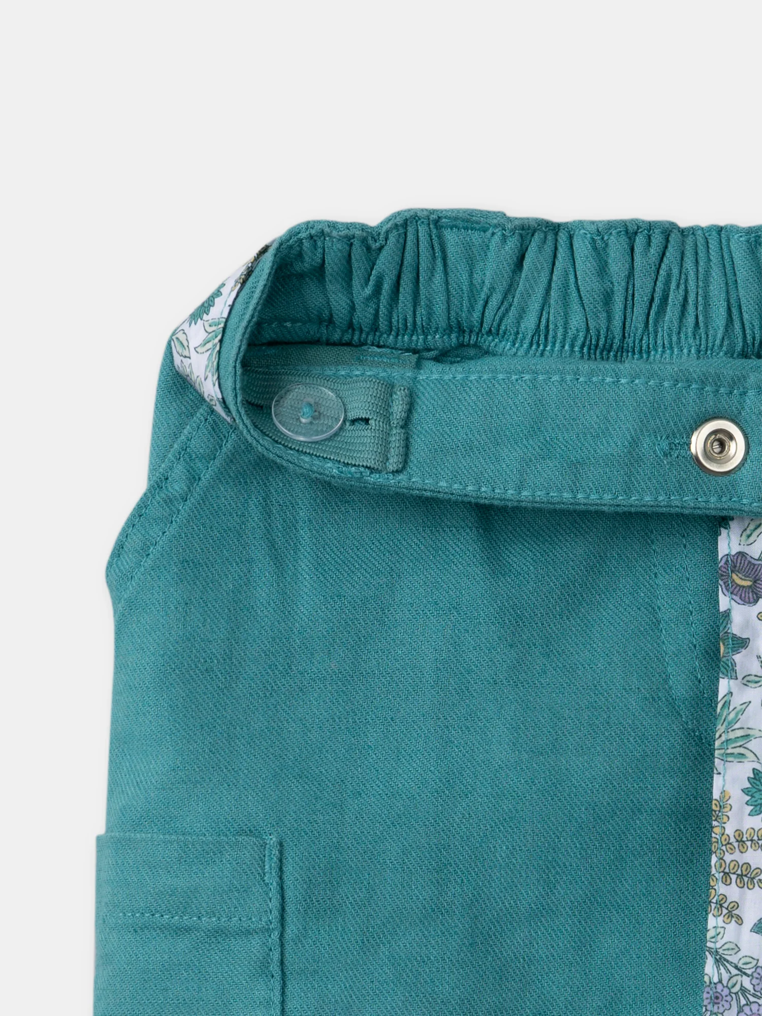Short coton lin ceinture - Image 7