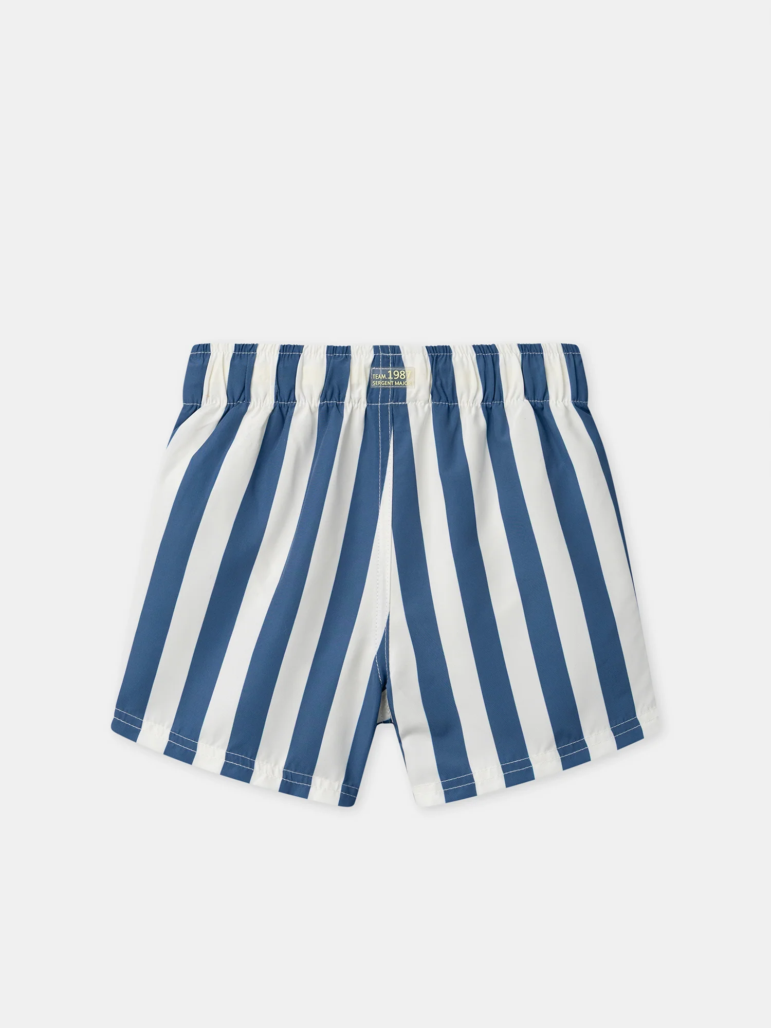 Short de bain à rayures bleues Garçon - Image 8