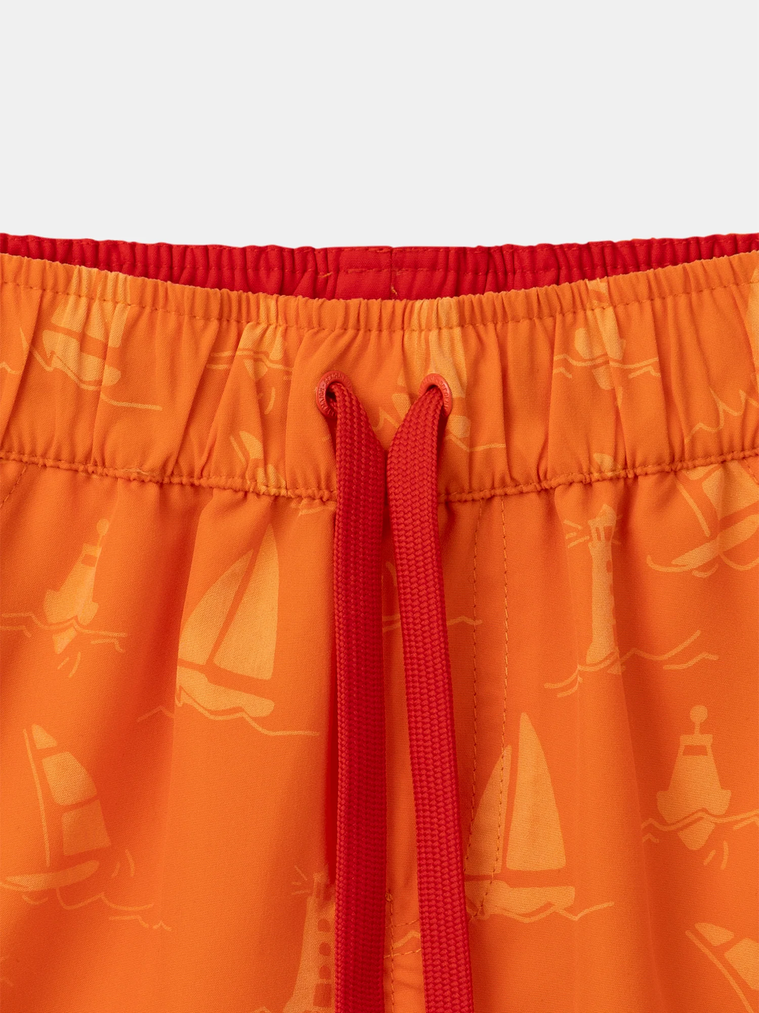 Short de bain orange à motif magique - Image 6