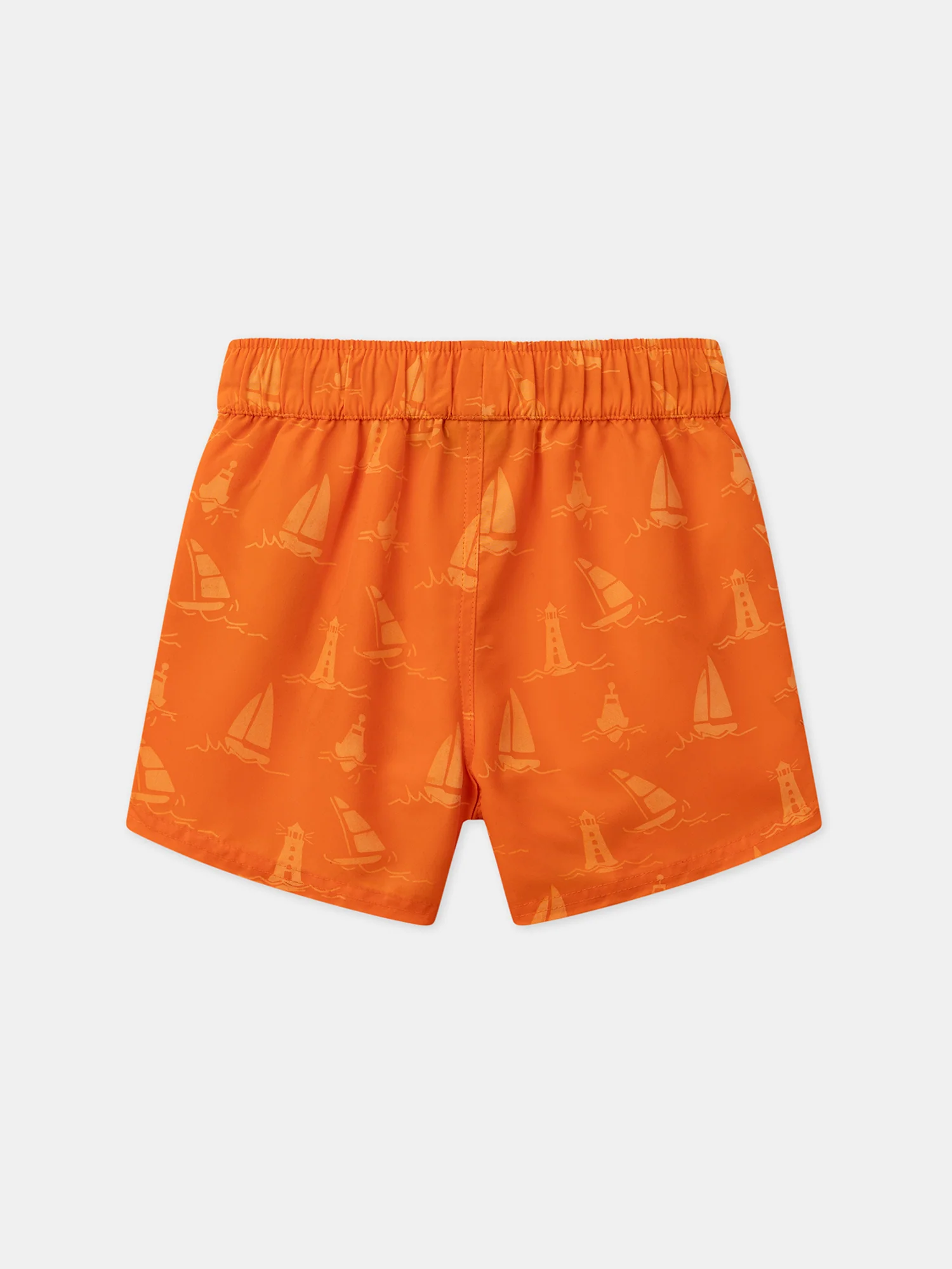Short de bain orange à motif magique - Image 8