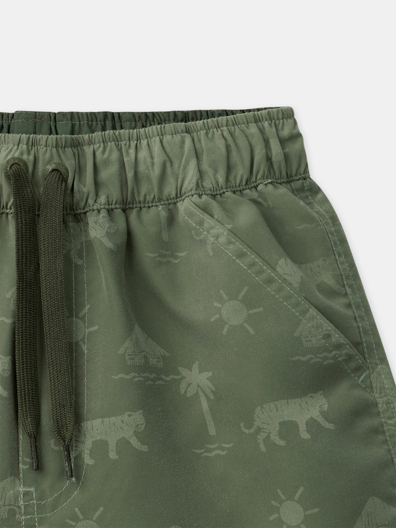 Short de bain vert magique Garçon - Image 10