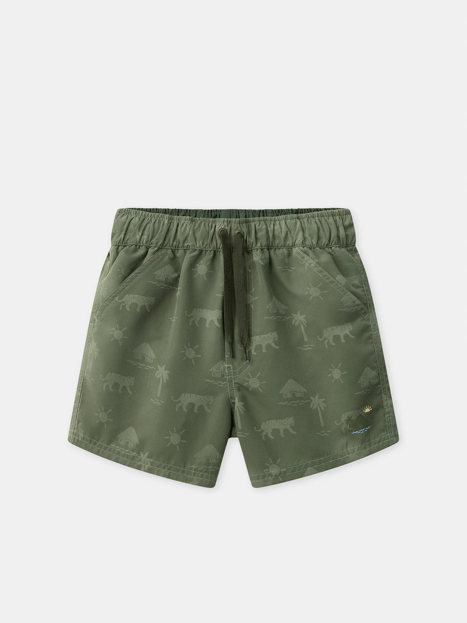 Short de bain vert magique Garçon - Image 8
