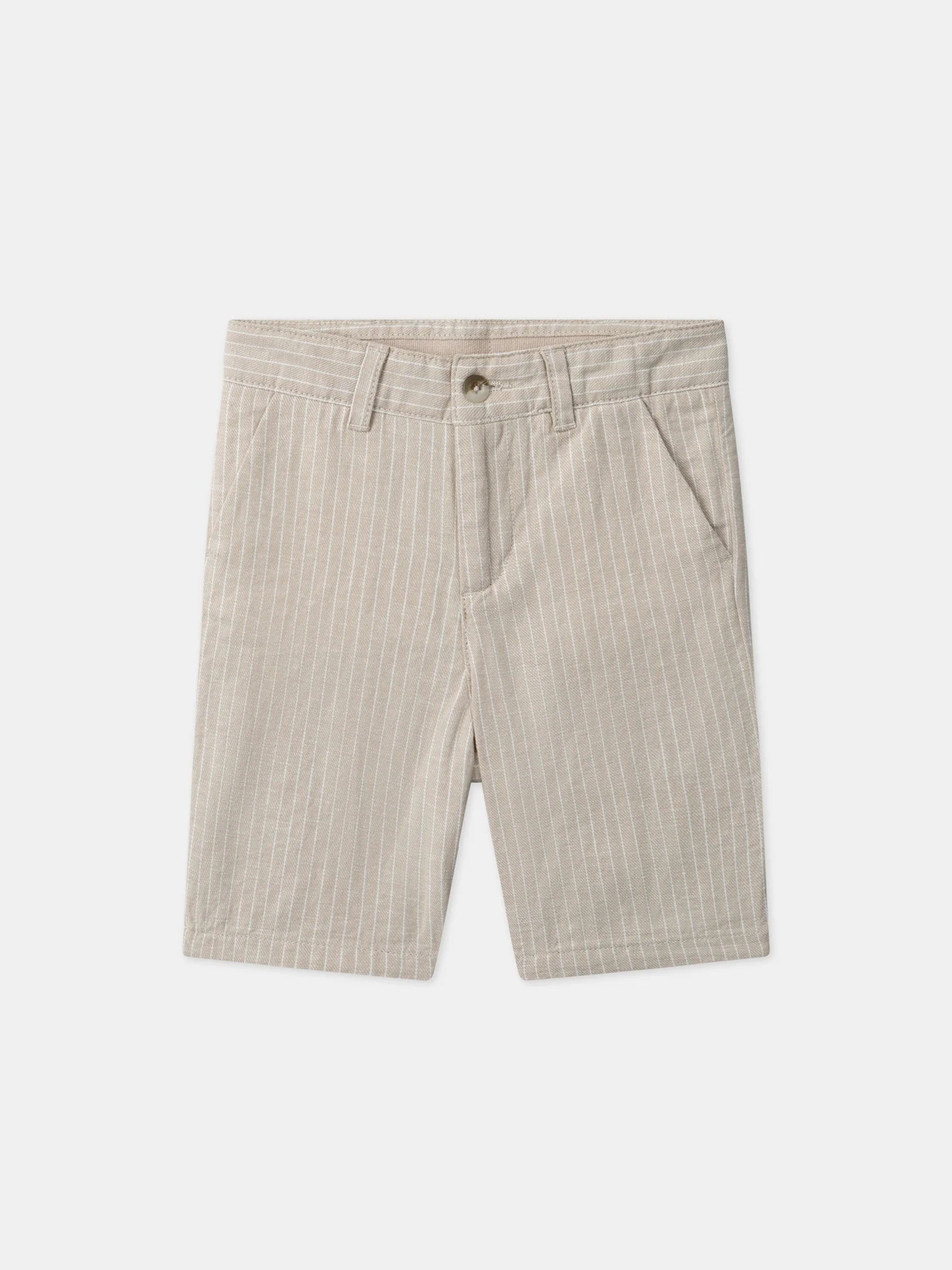 Short de cérémonie beige