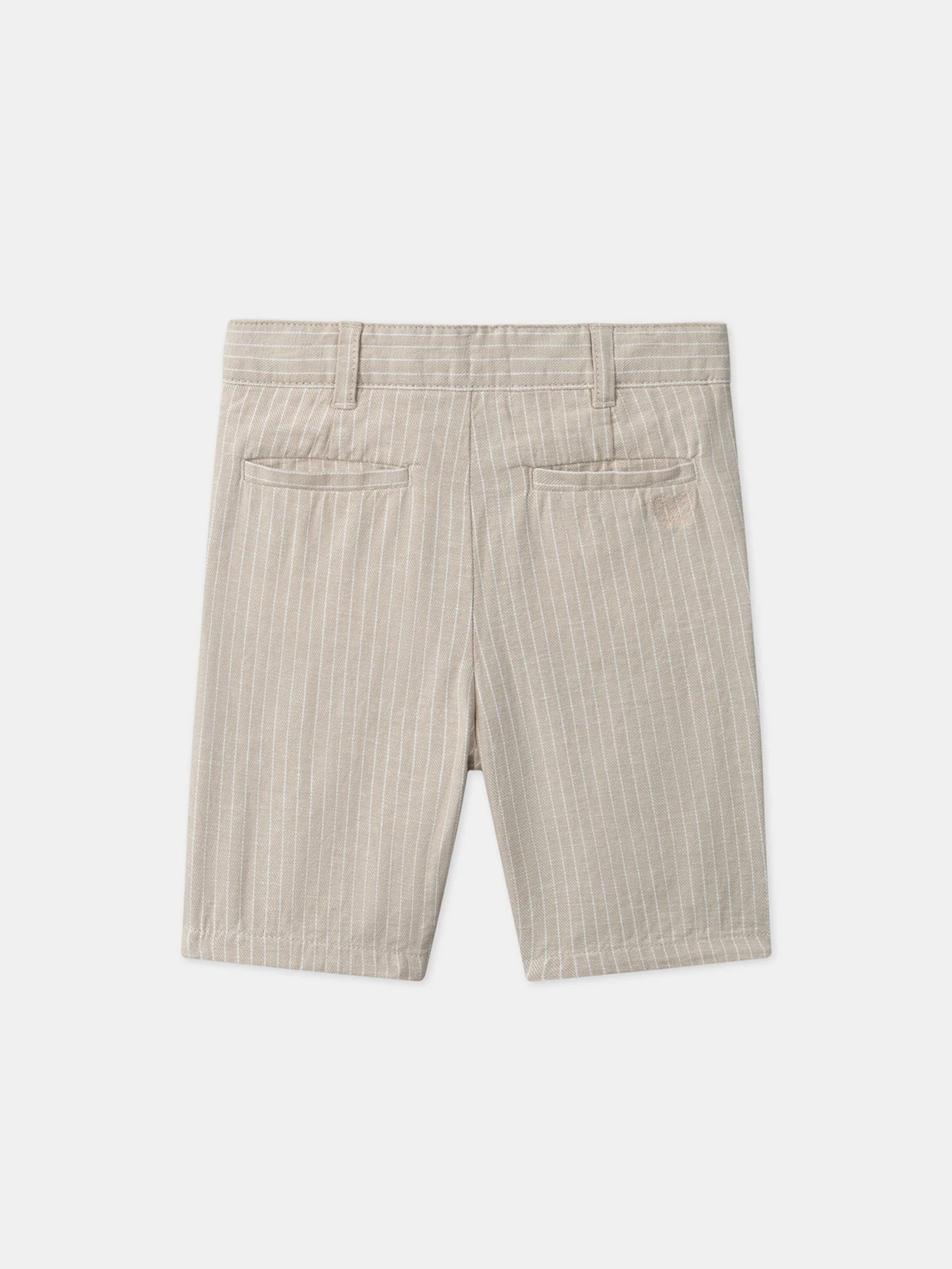 Short de cérémonie beige - Image 4