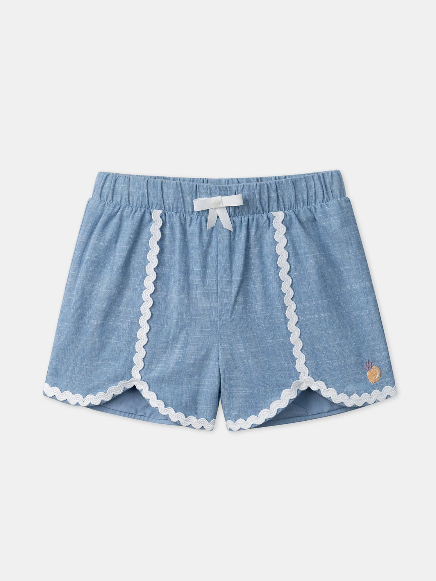 Short en chambray