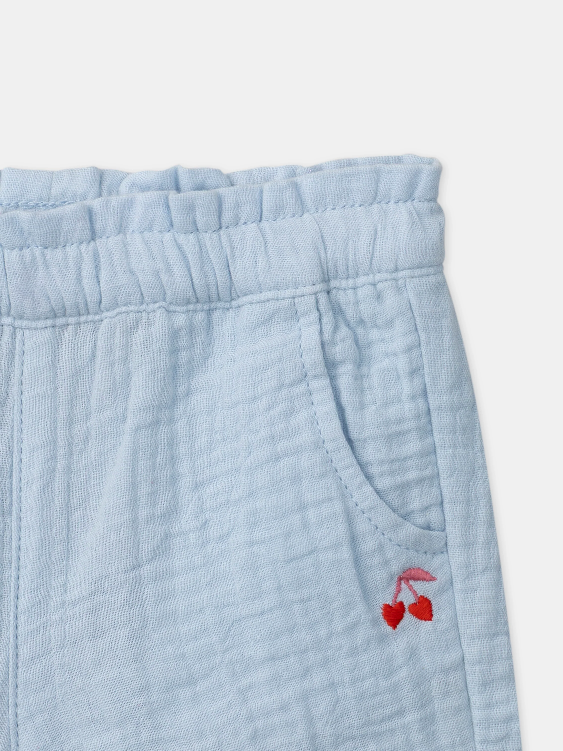 Short en double gaze de coton - Image 3
