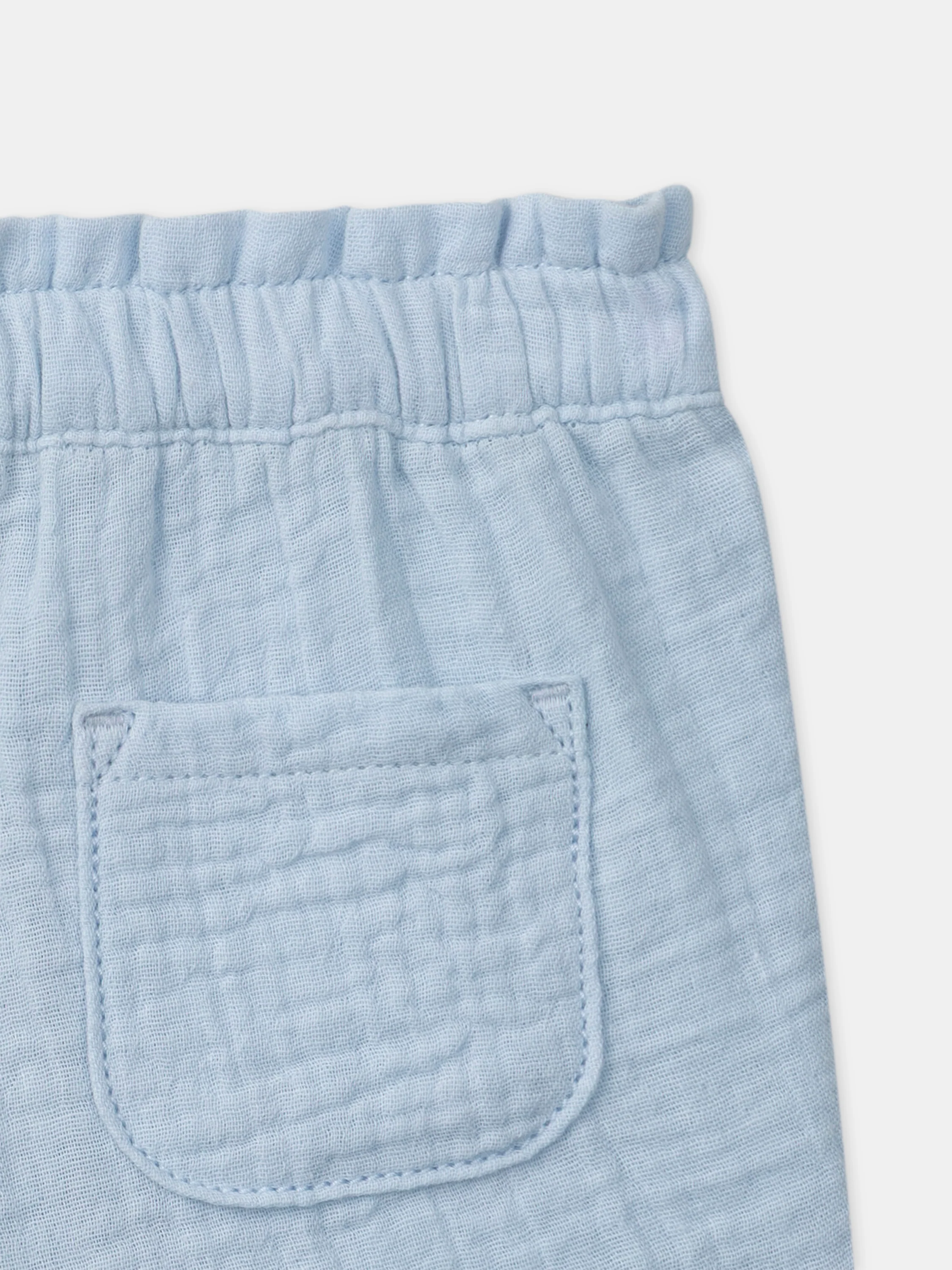 Short en double gaze de coton - Image 4