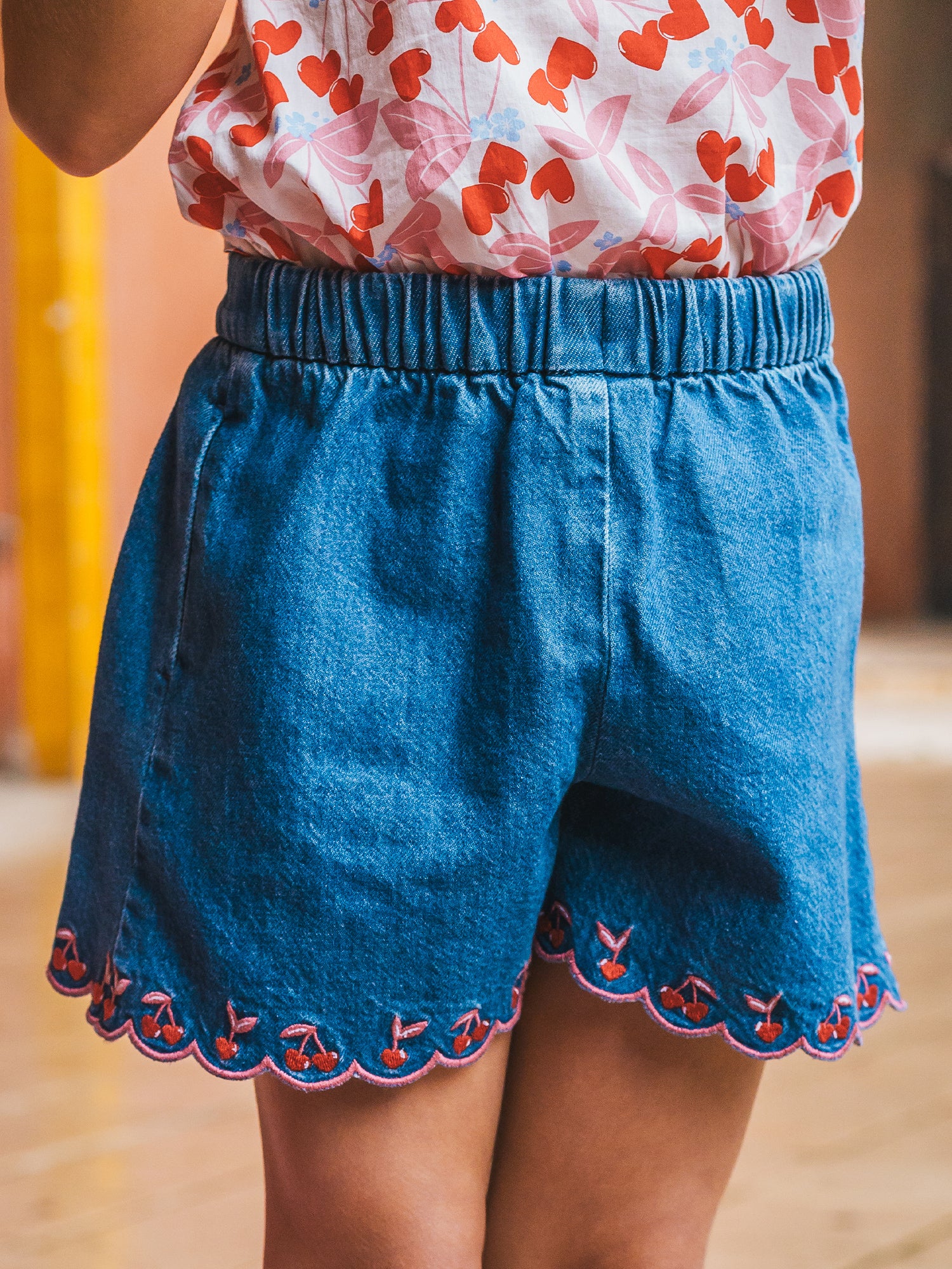 Short en jean large - Image 4