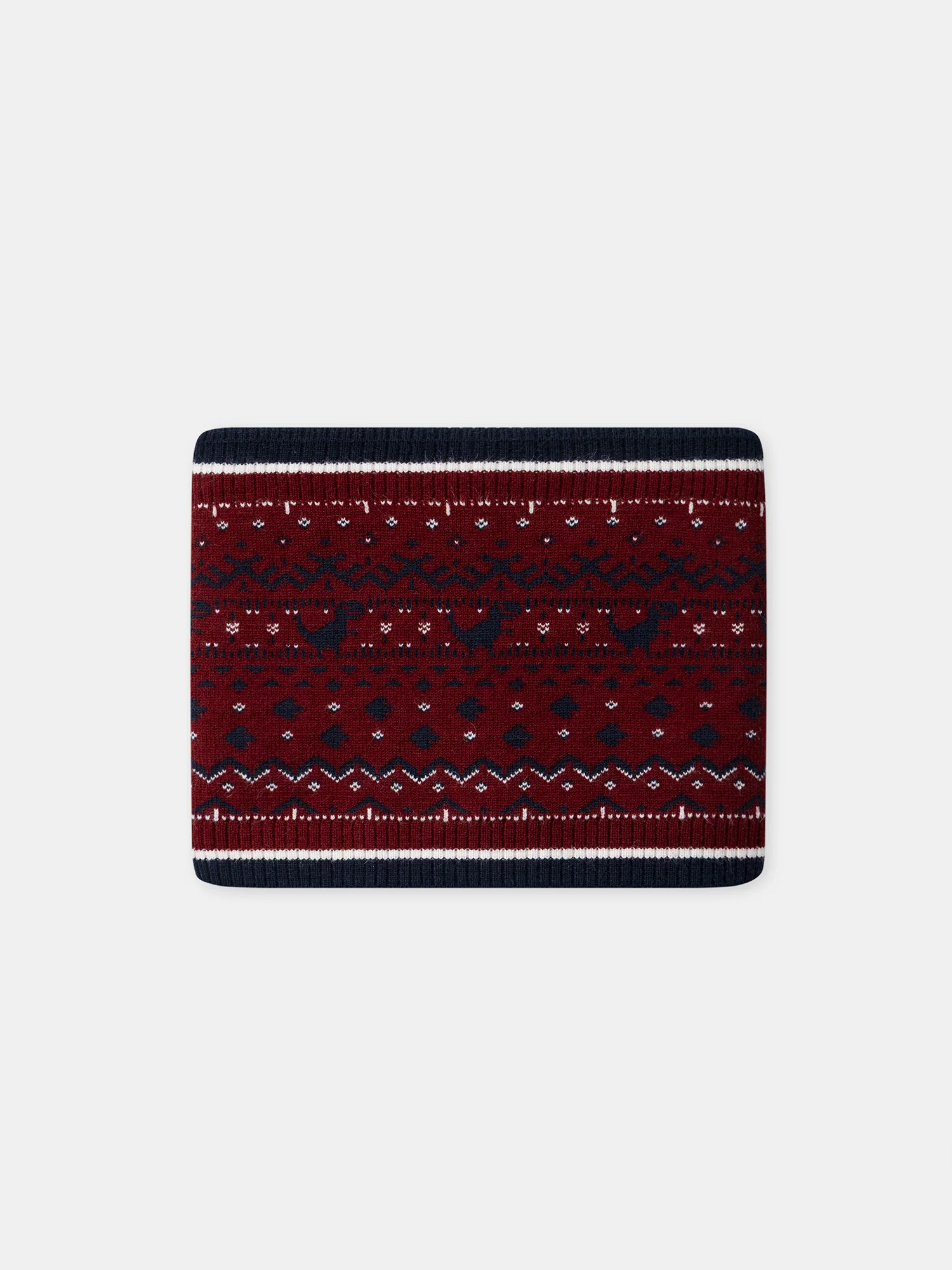 Ăcharpe bordeau Ă motif dinosaure Garçon - Image 6