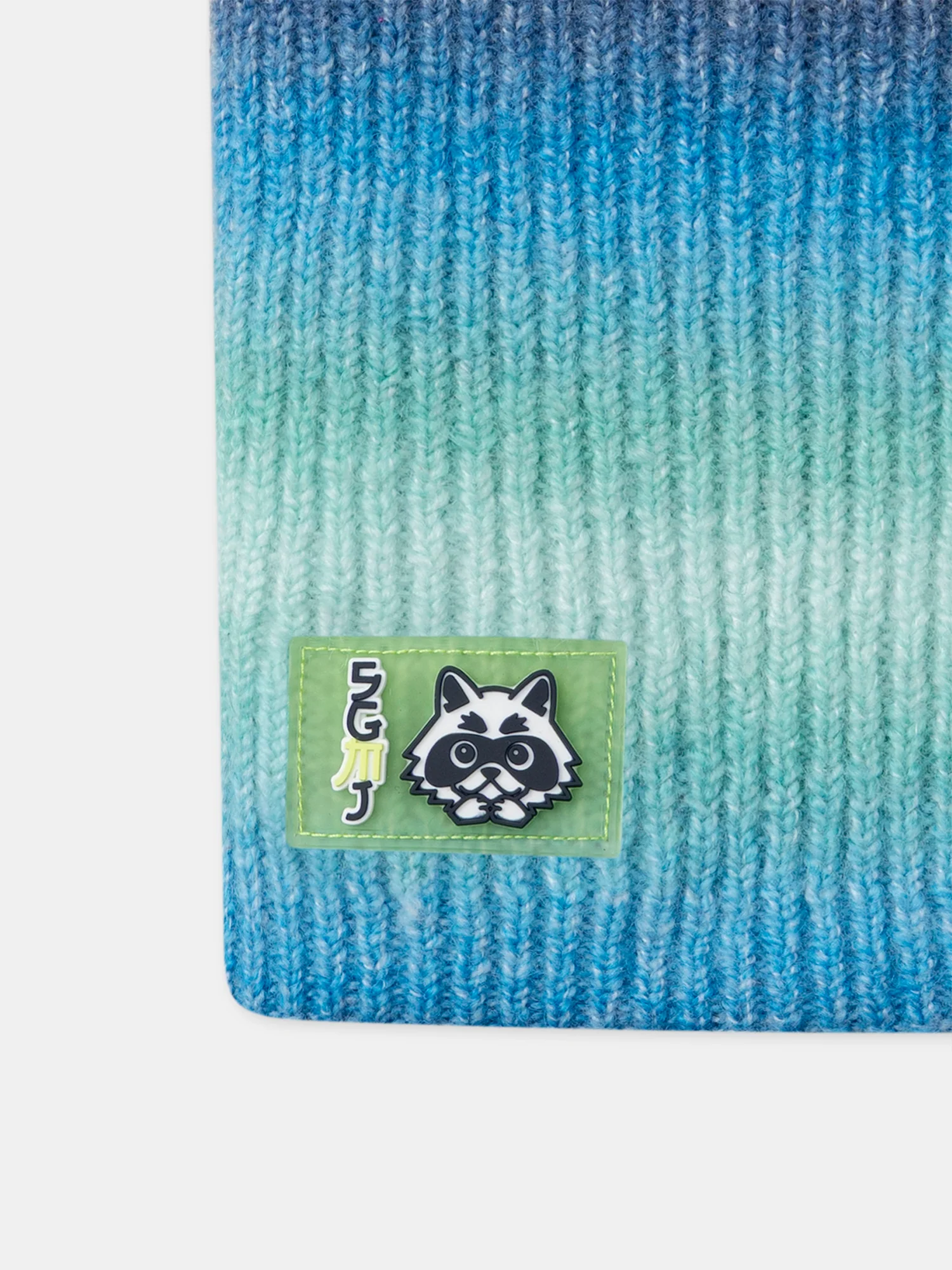 Écharpe tie and dye en maille Garçon - Image 2