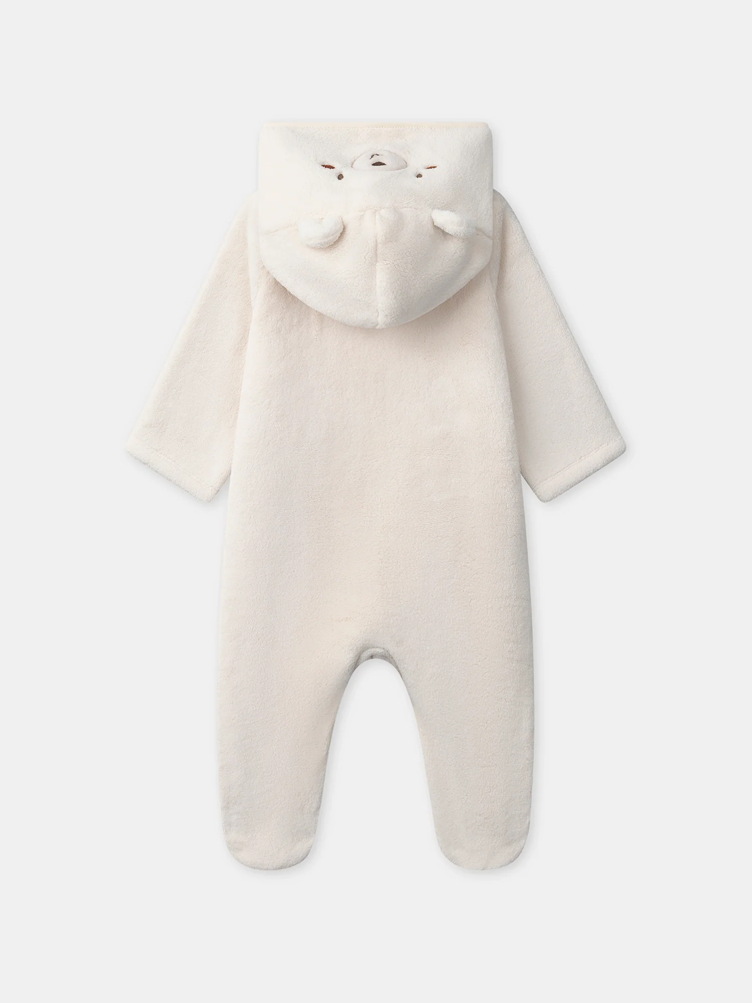 Combinaison écru à capuche ours Bébé Garçon - Image 4