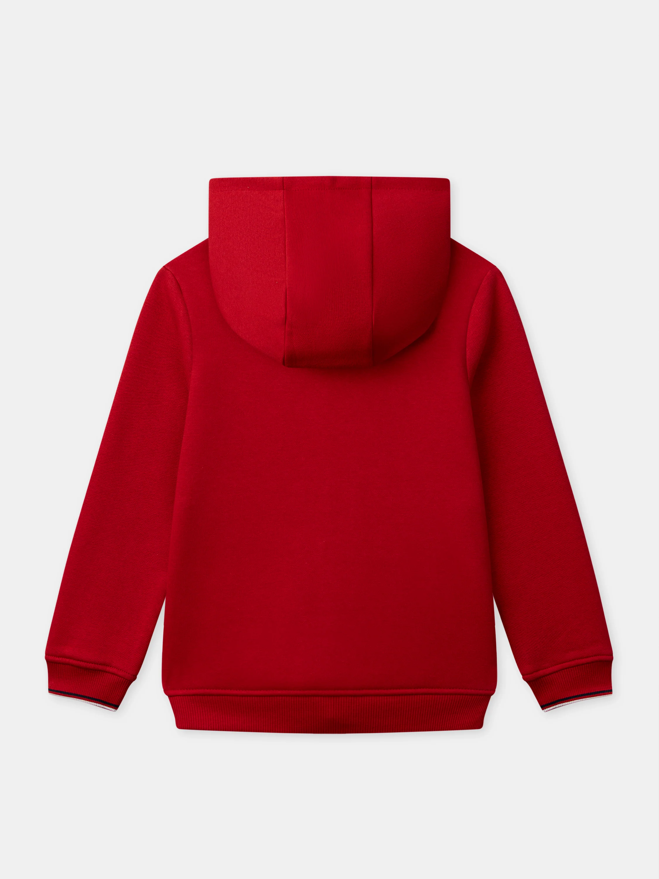 Sweat à capuche rouge avec patch tigre Garçon - Image 3