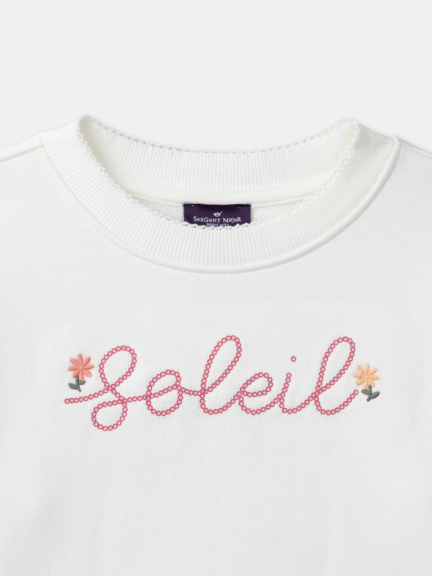 Sweat écru Fille - Image 5