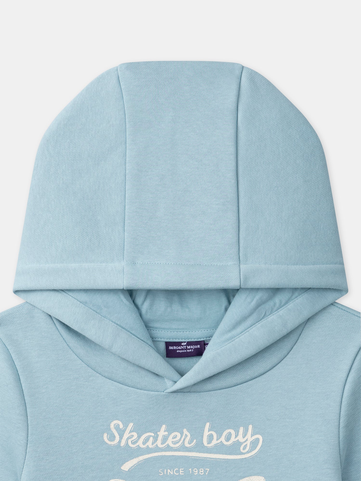 Sweat à capuche bleu Garçon - Image 4