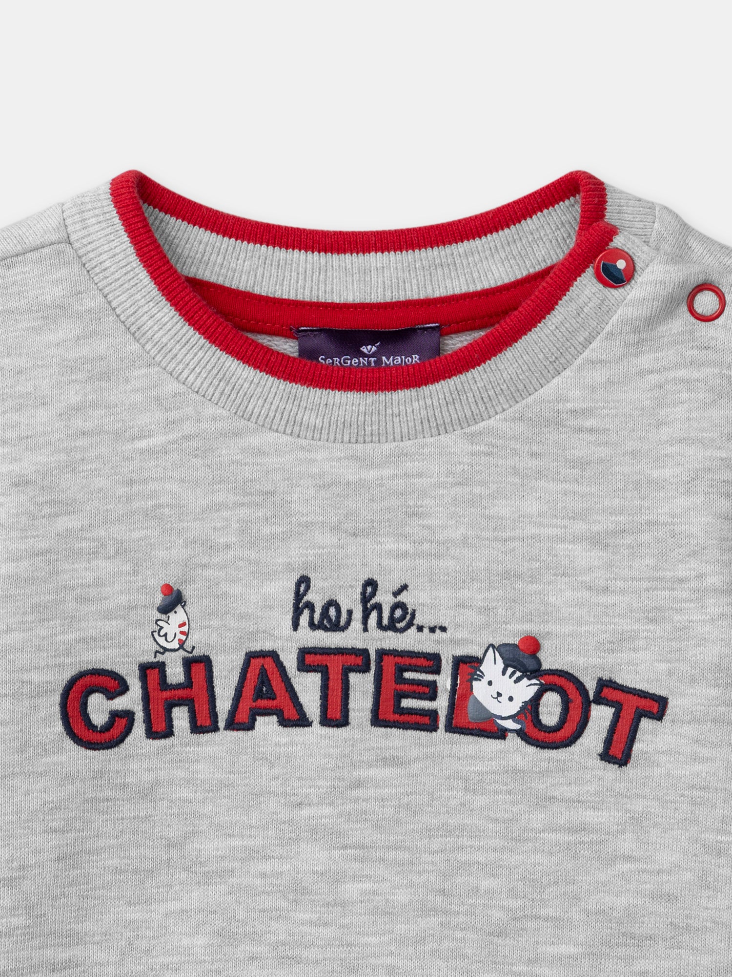 Sweat-shirt inscription «chatelot» - Image 2