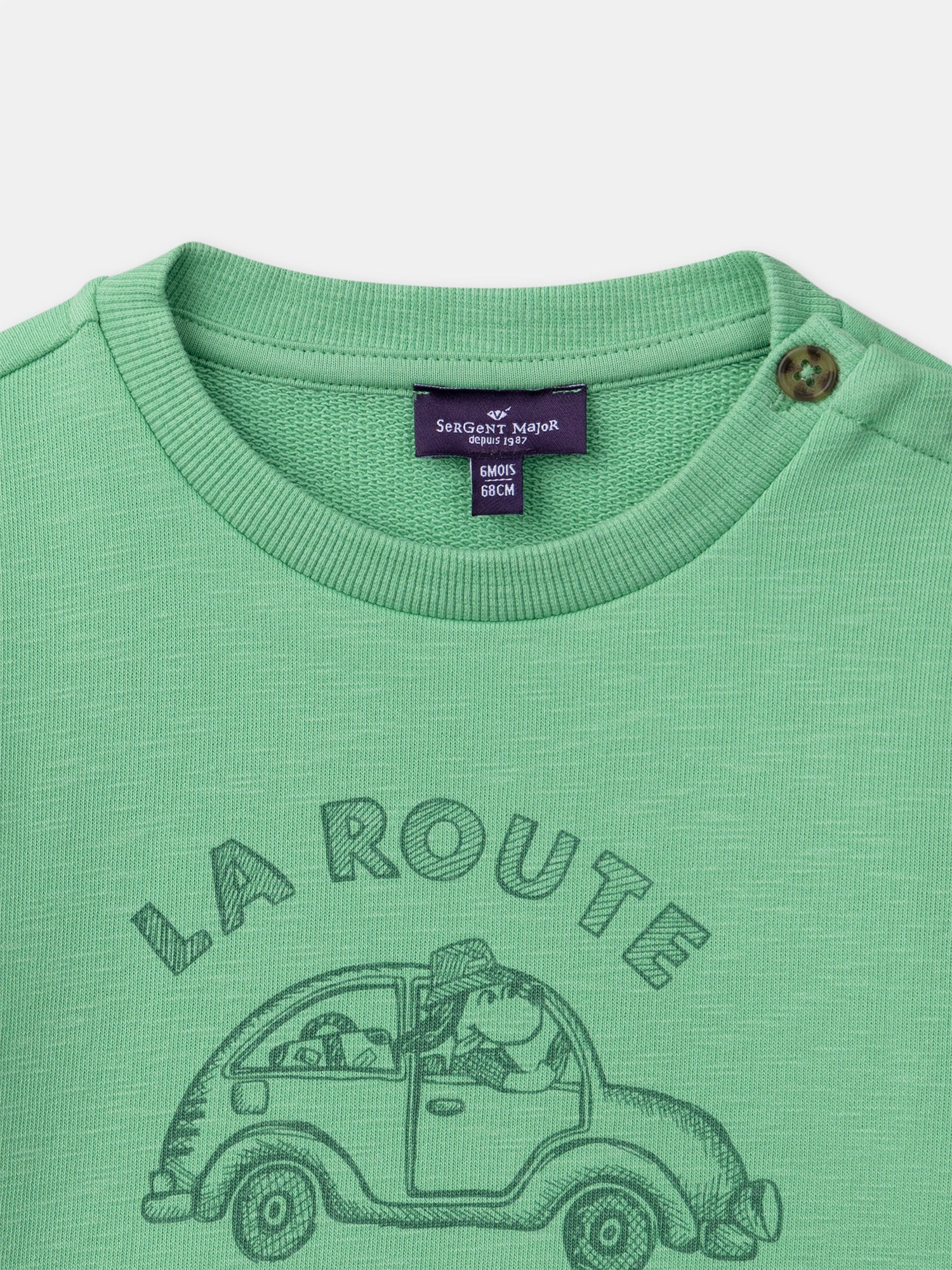 Sweat Shirt Vert - Image 5