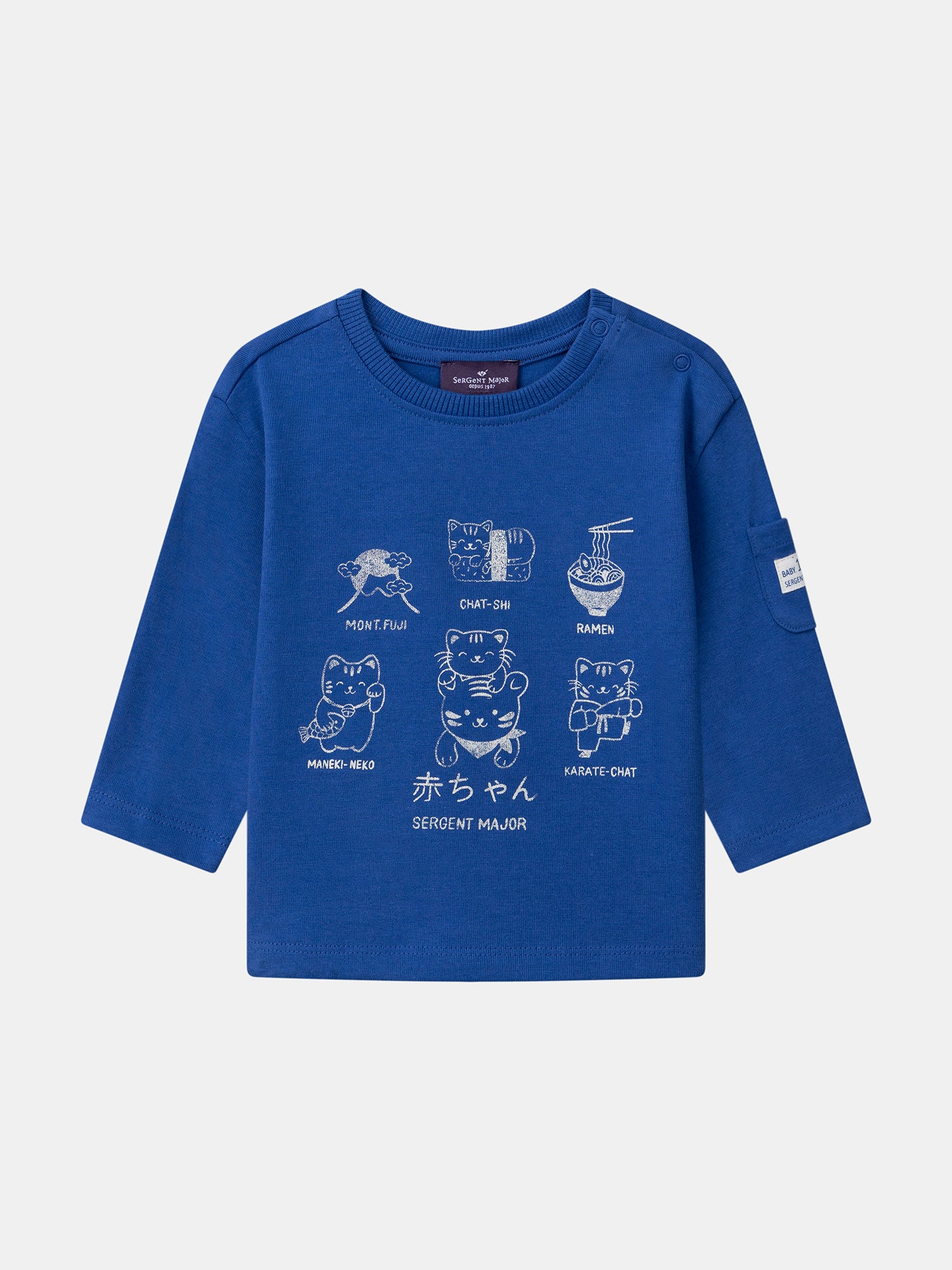 T-shirt Ă manches longues chats