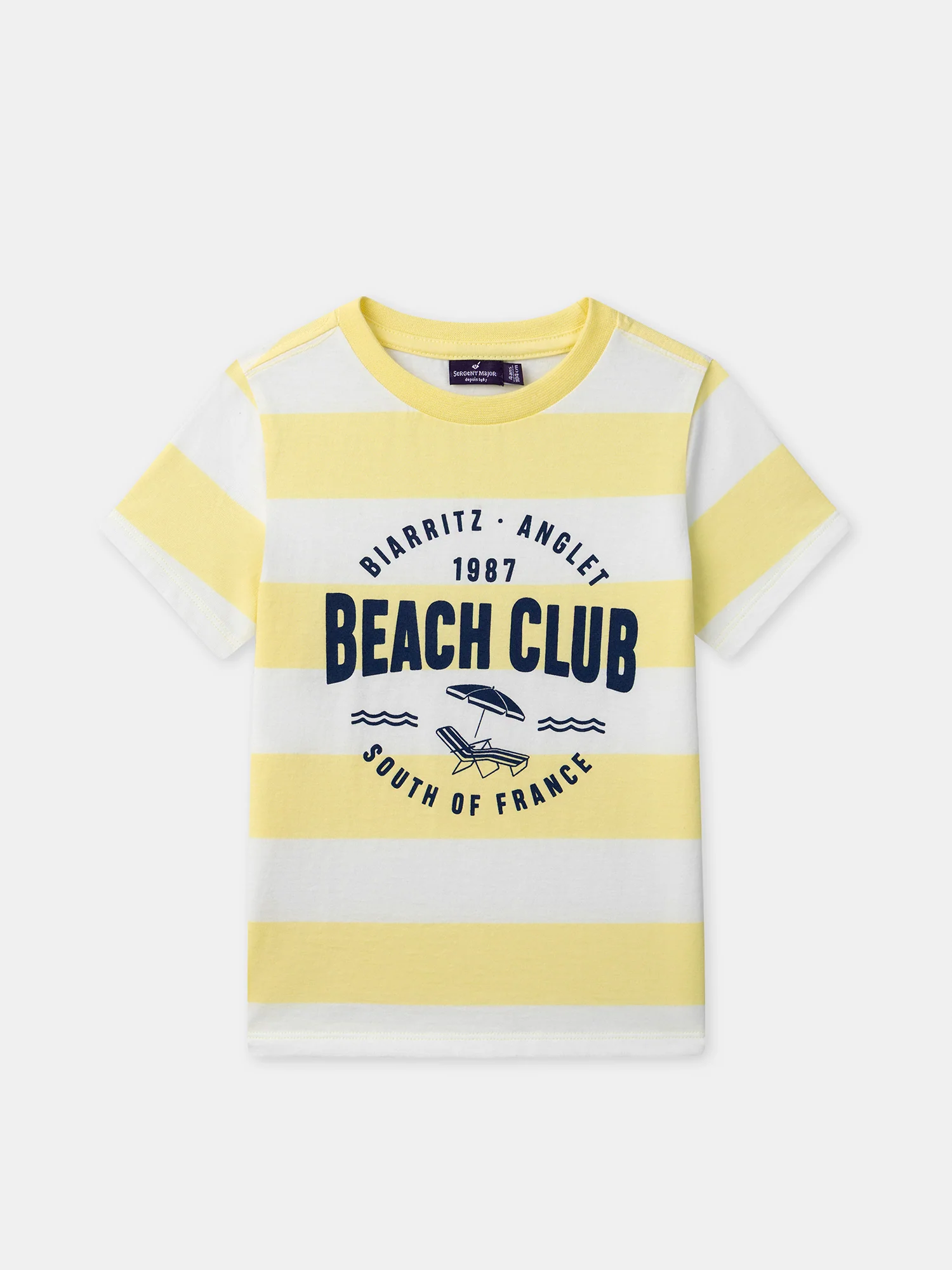 T-shirt à rayures jaune Garçon - Image 6
