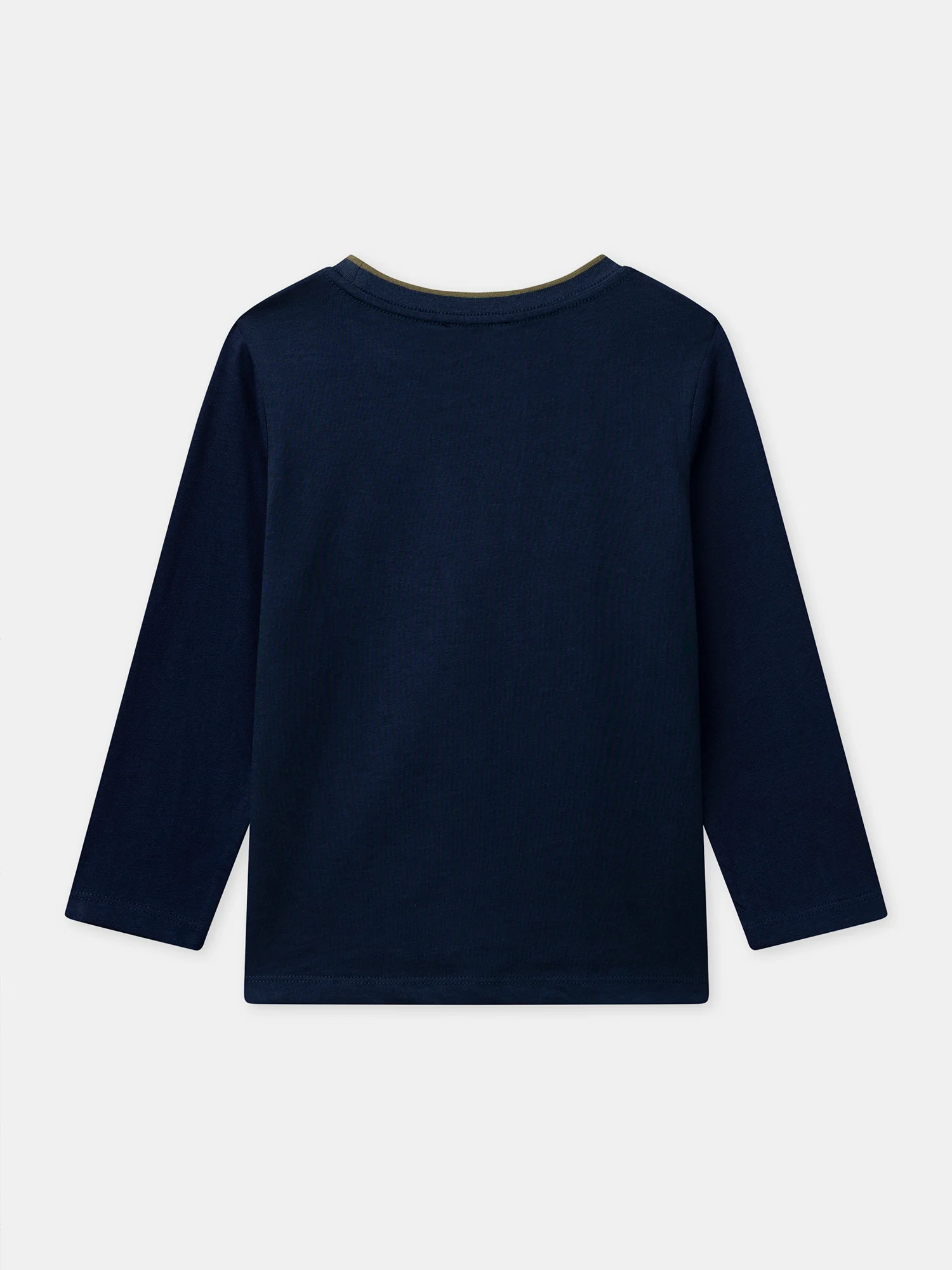 T-shirt bleu foncé imprimé chien Garçon - Image 5