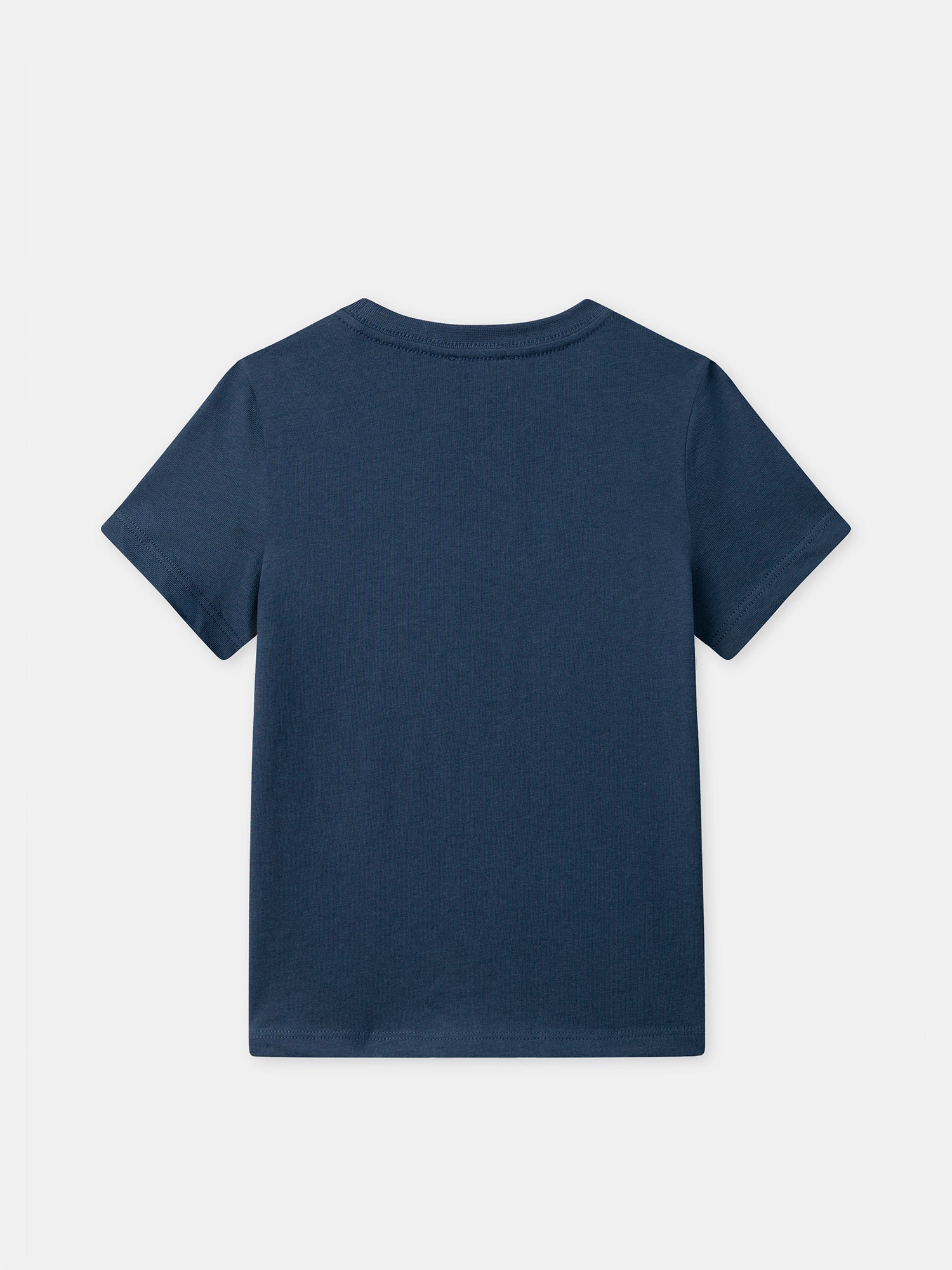 T-shirt bleu foncé imprimé citrons Garçon - Image 7