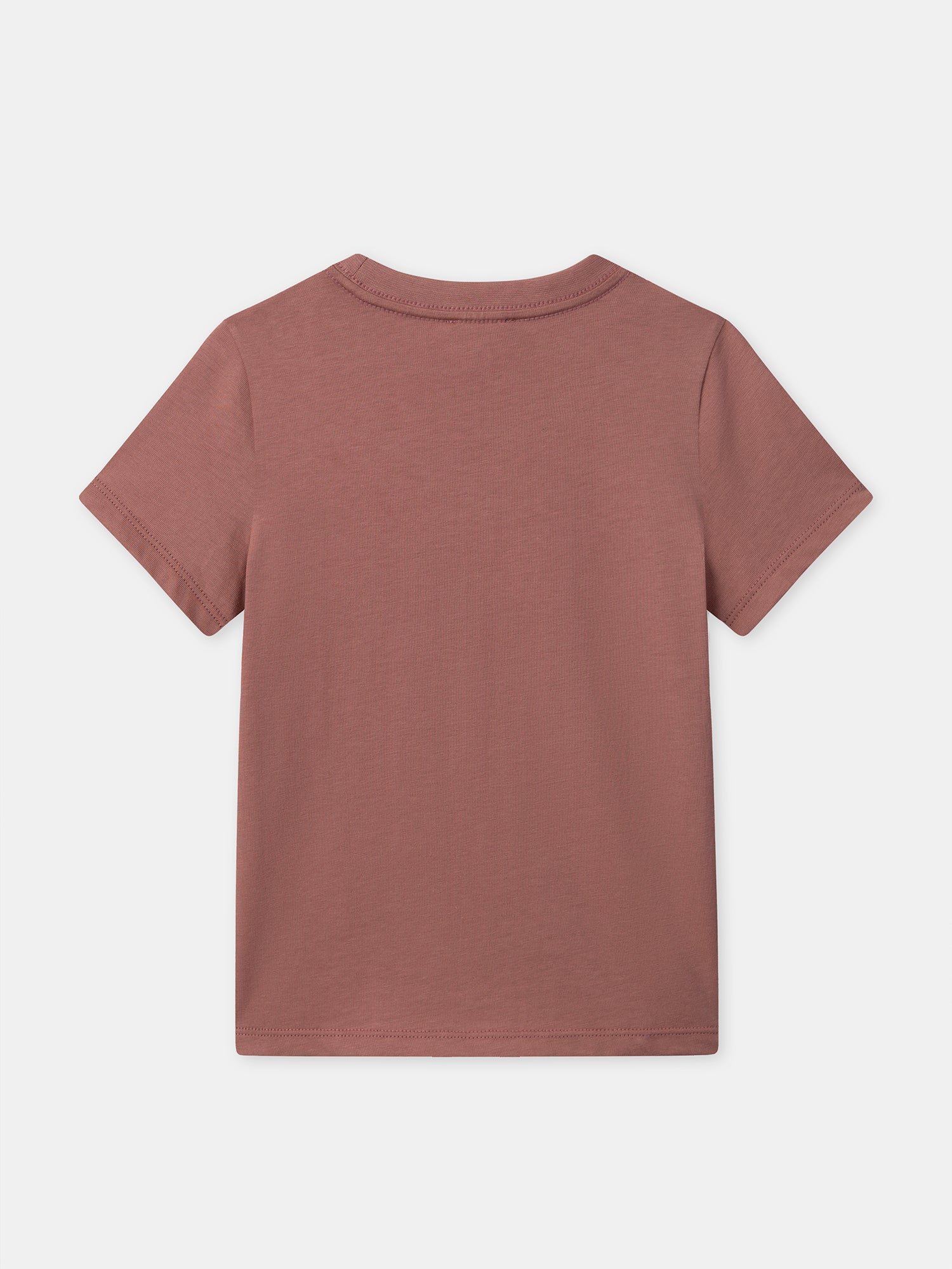 T-shirt bordeau imprimé dinausore Garçon - Image 3